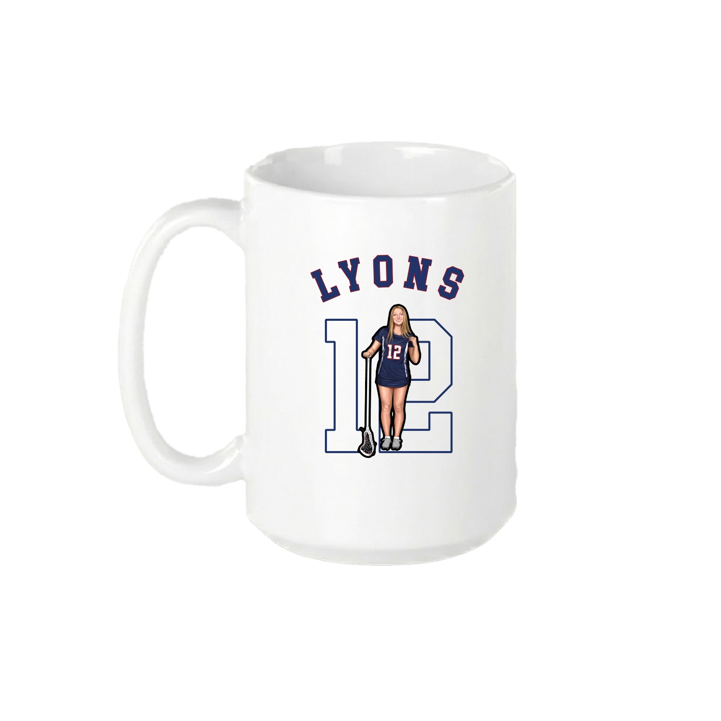 15oz Coffee Mug — Shirsey Arch in White