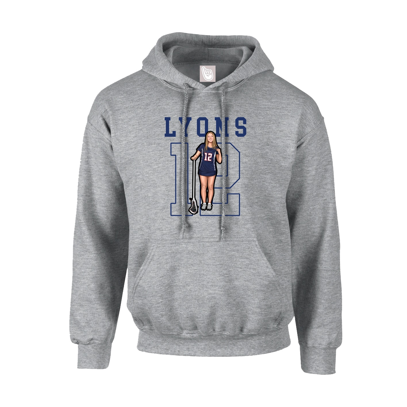 Hoodie — Shirsey in Grey