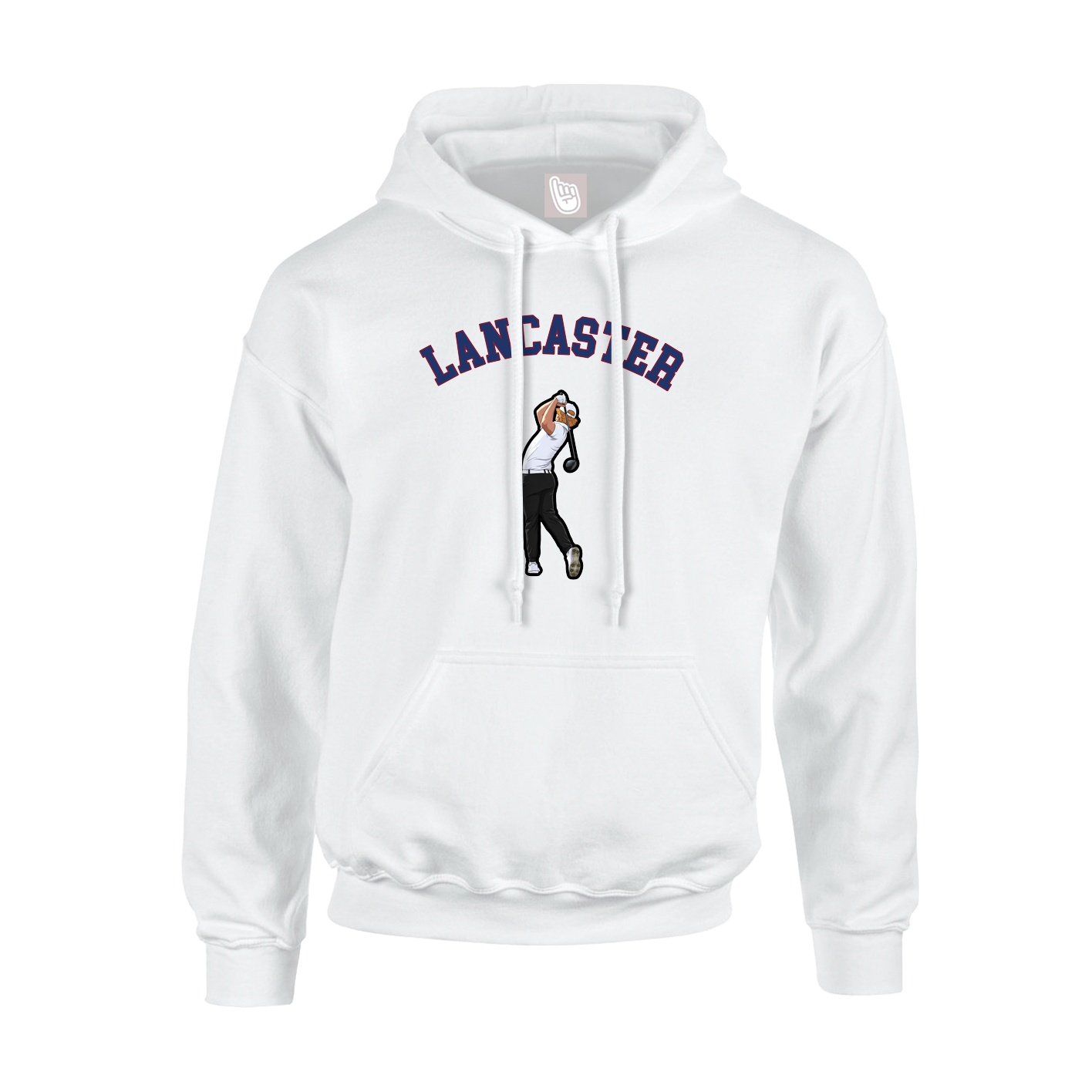 Hoodie — Shirsey Arch in White