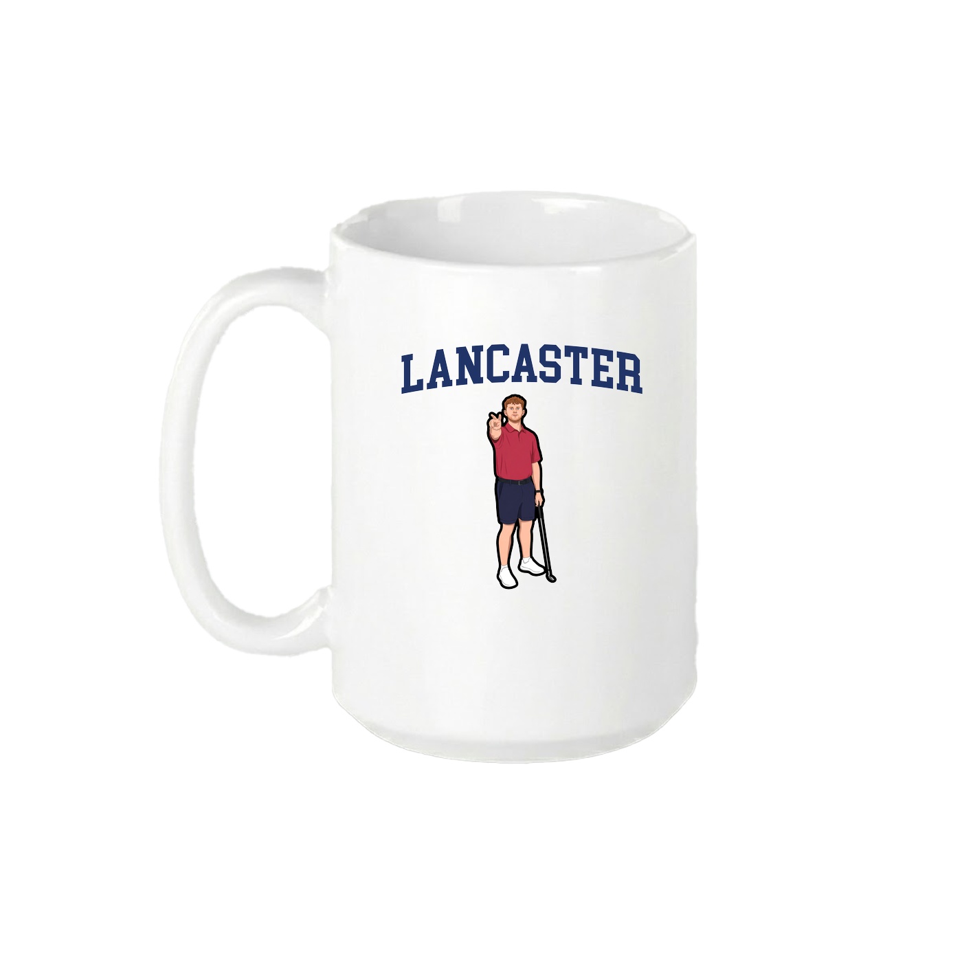15oz Coffee Mug — Shirsey in White