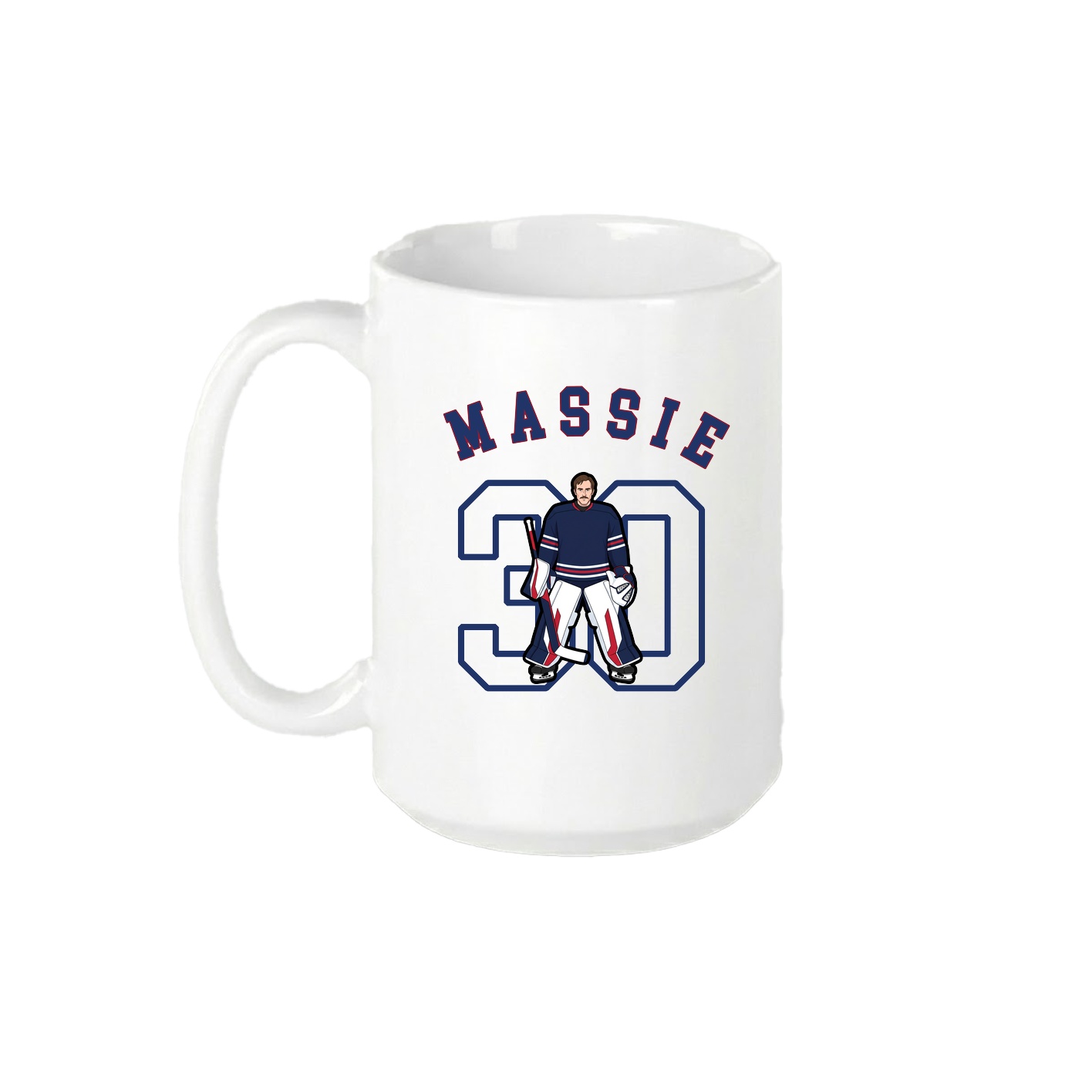 15oz Coffee Mug — Shirsey Arch in White