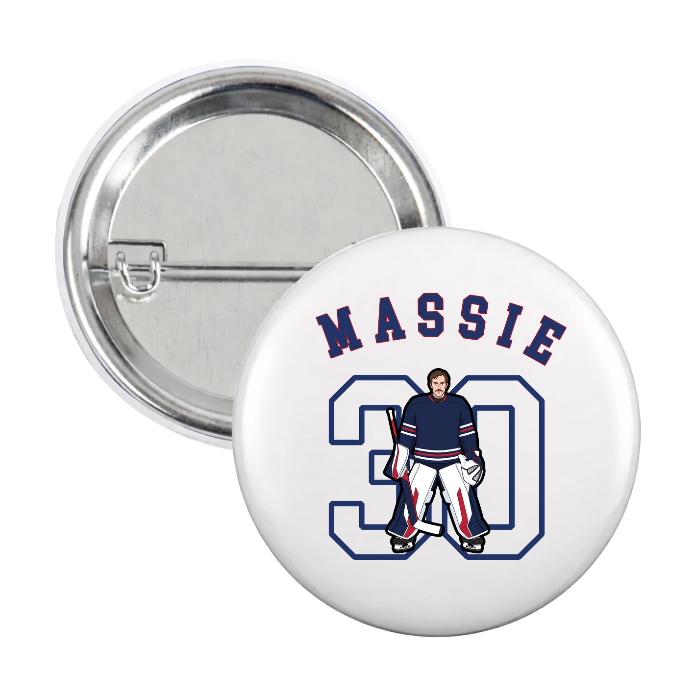 Game Day Button — Shirsey Arch in White