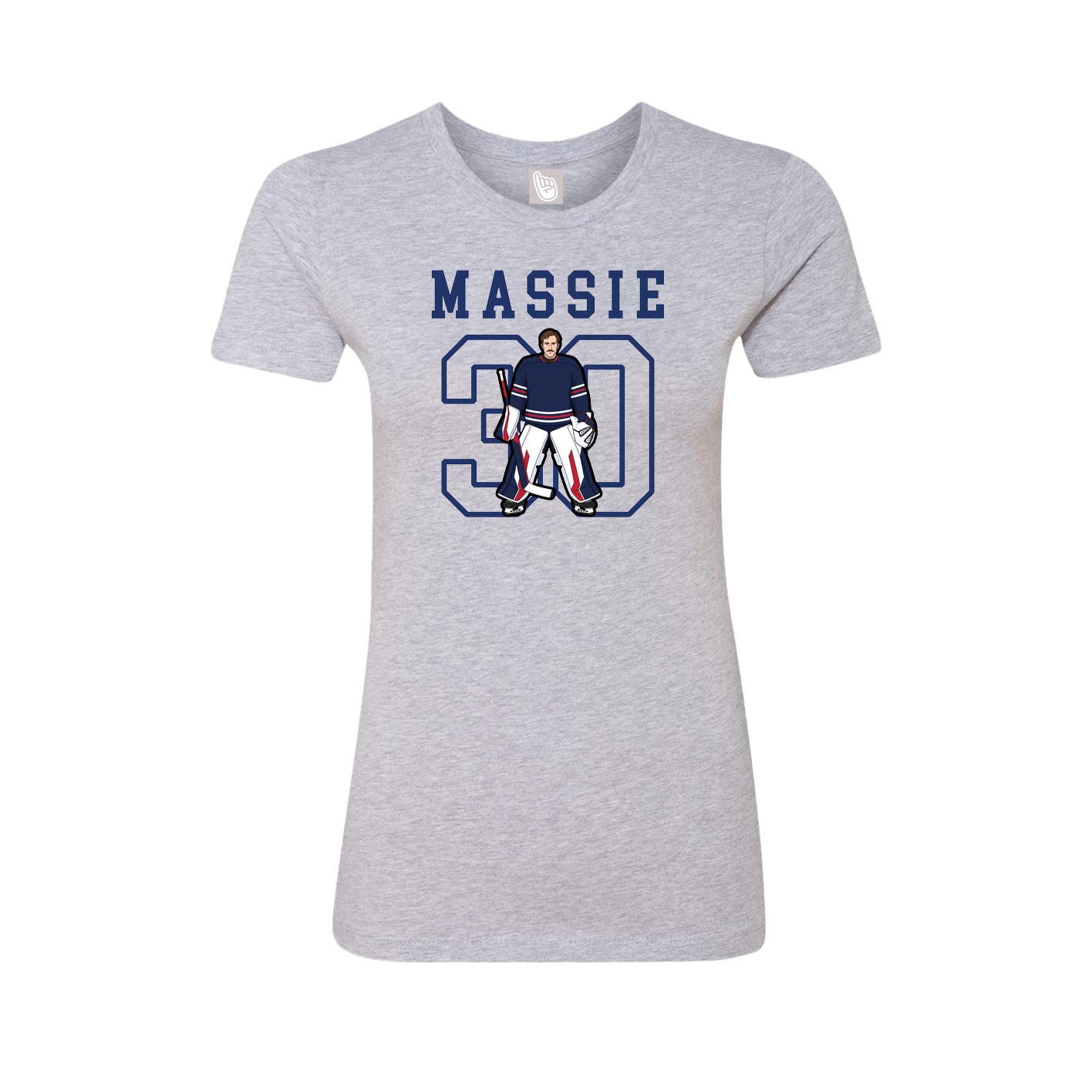 Fitted Women's Tee — Shirsey in Grey