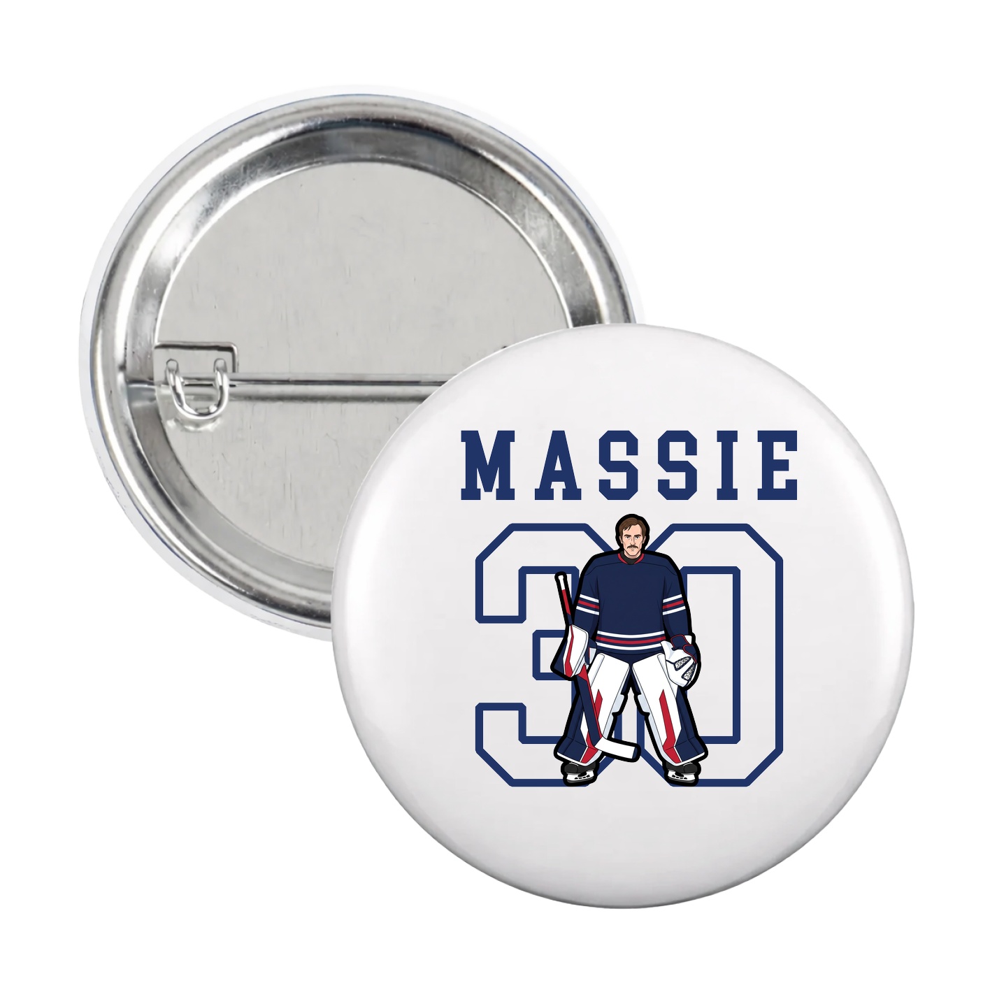 Game Day Button — Shirsey in White