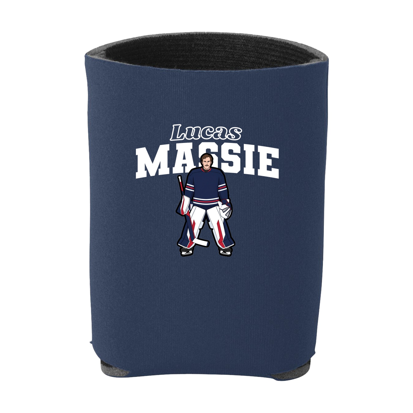 Can Holder — Name Arch in Navy