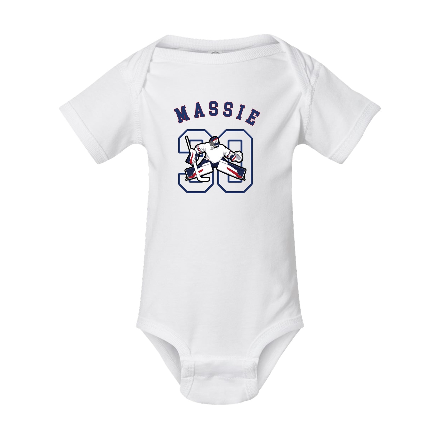 Baby Onesie — Shirsey Arch in White