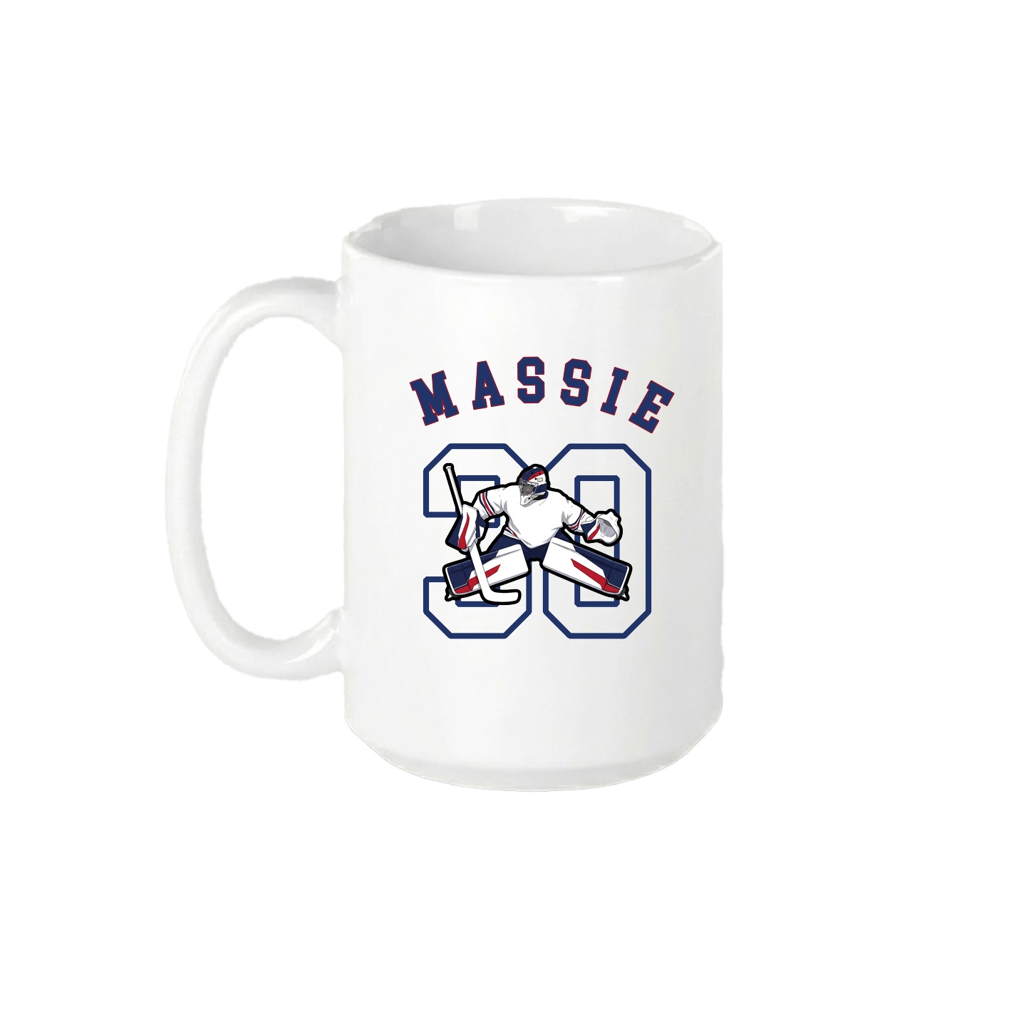 15oz Coffee Mug — Shirsey Arch in White