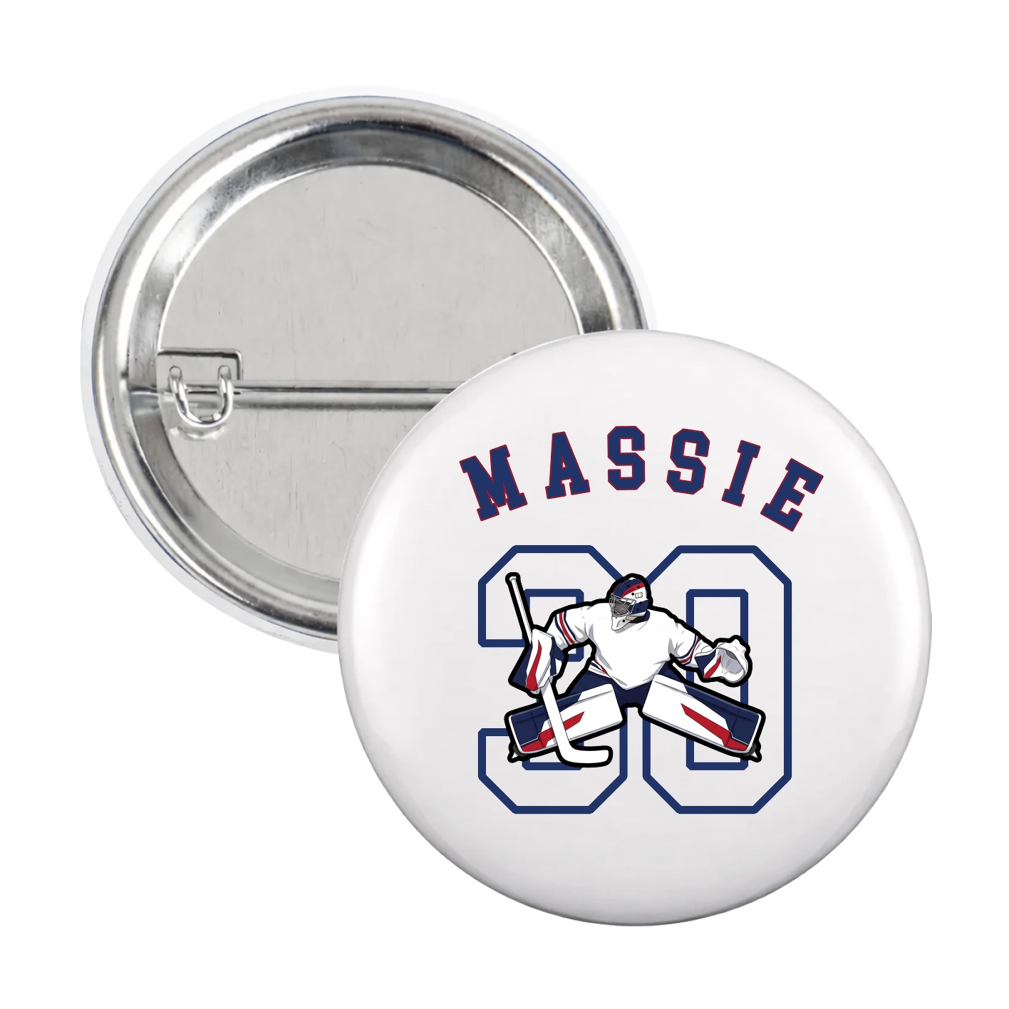 Game Day Button — Shirsey Arch in White