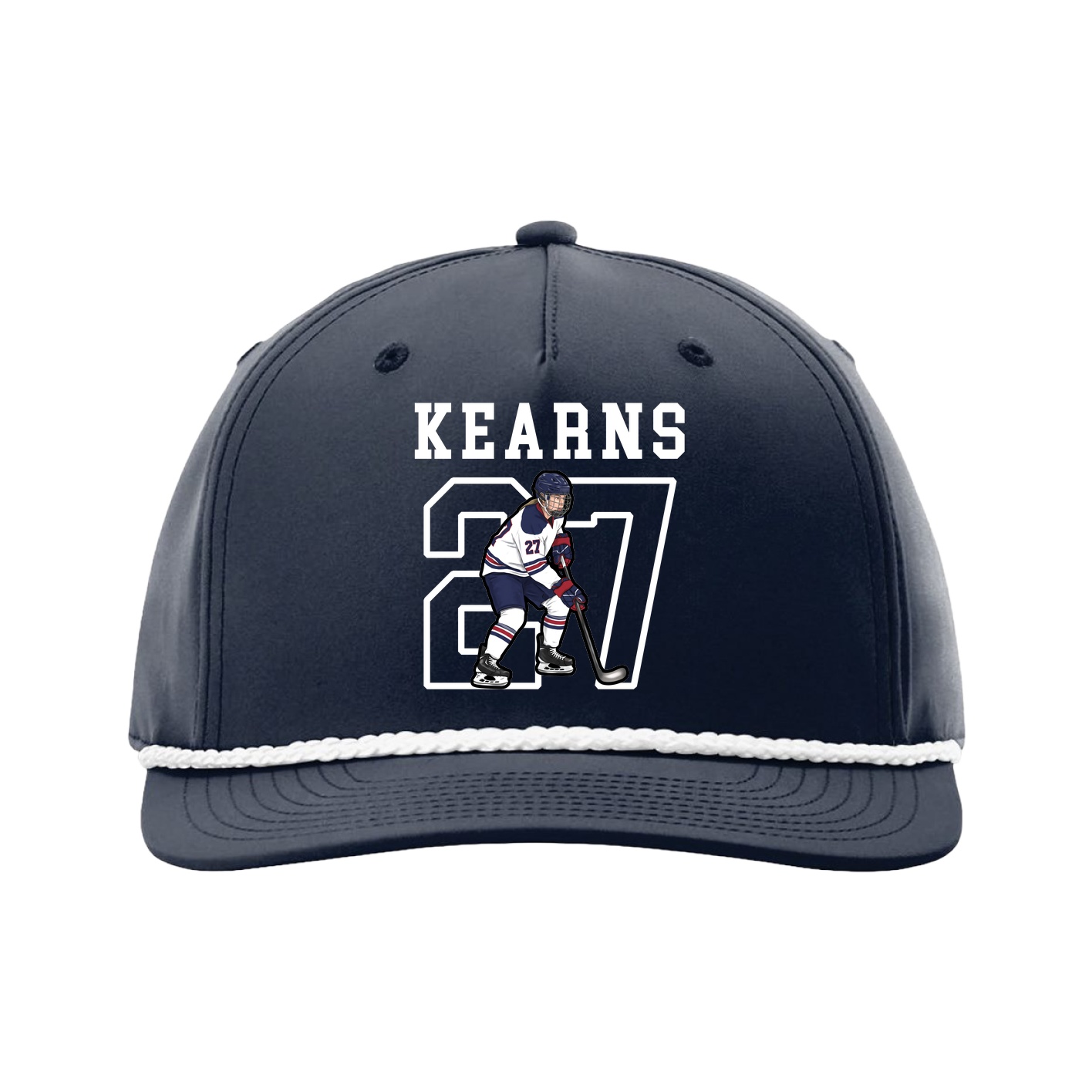 Five-Panel Classic Rope Cap — Shirsey in Navy