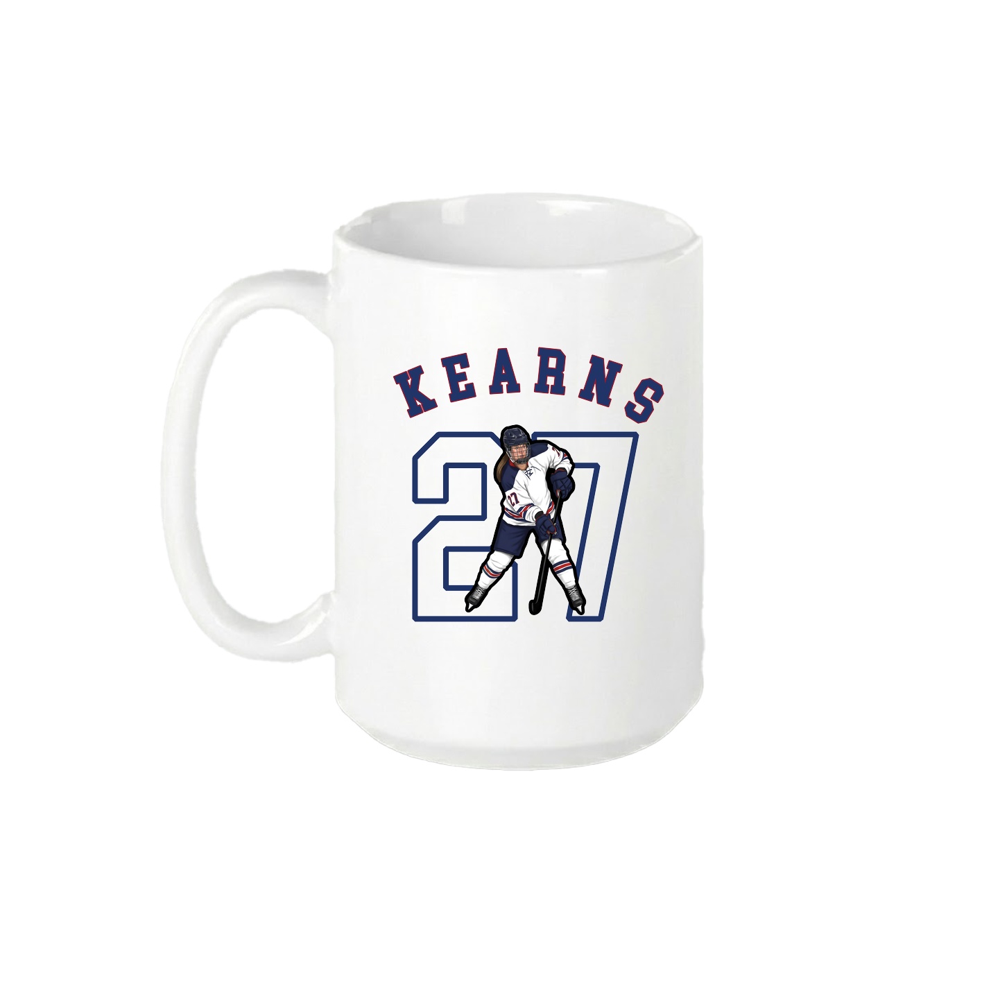 15oz Coffee Mug — Shirsey Arch in White