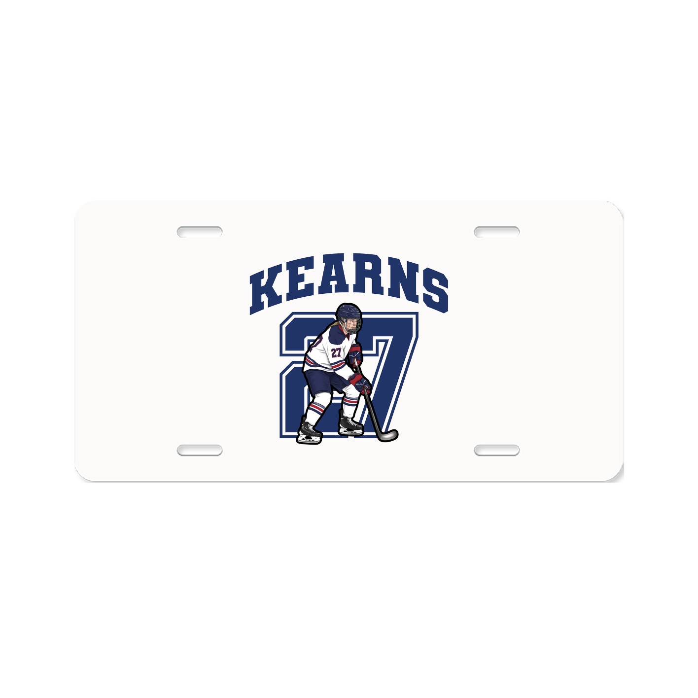License Plate — Number in Classic