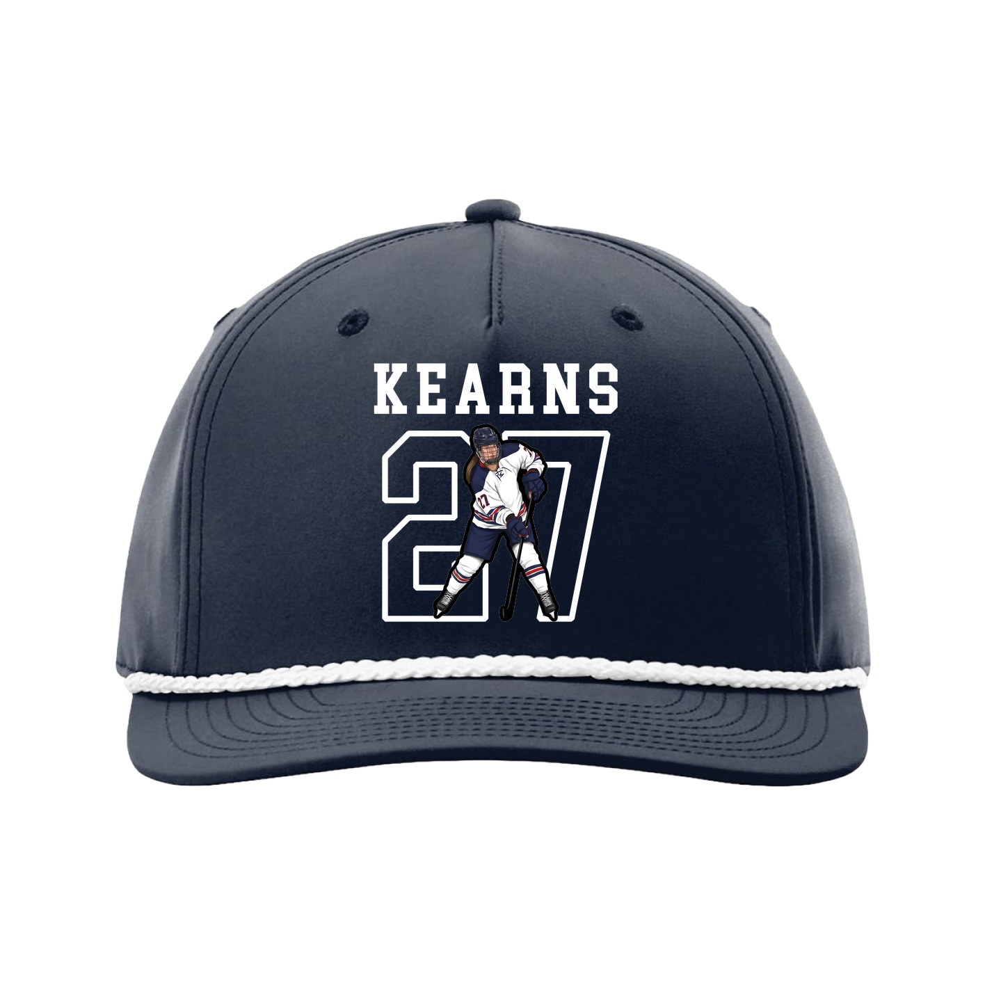 Five-Panel Classic Rope Cap — Shirsey in Navy