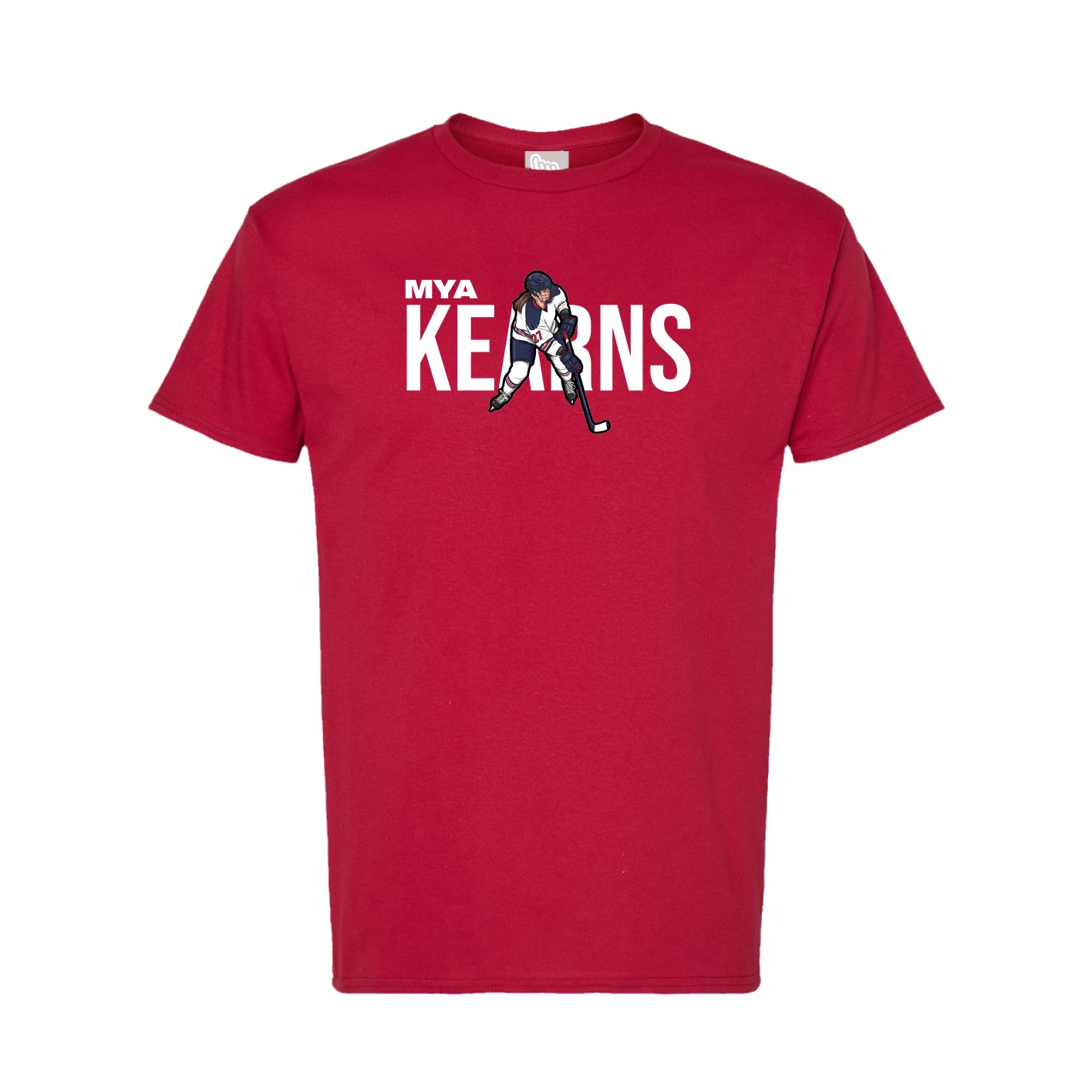Tee — Player Name in Crimson