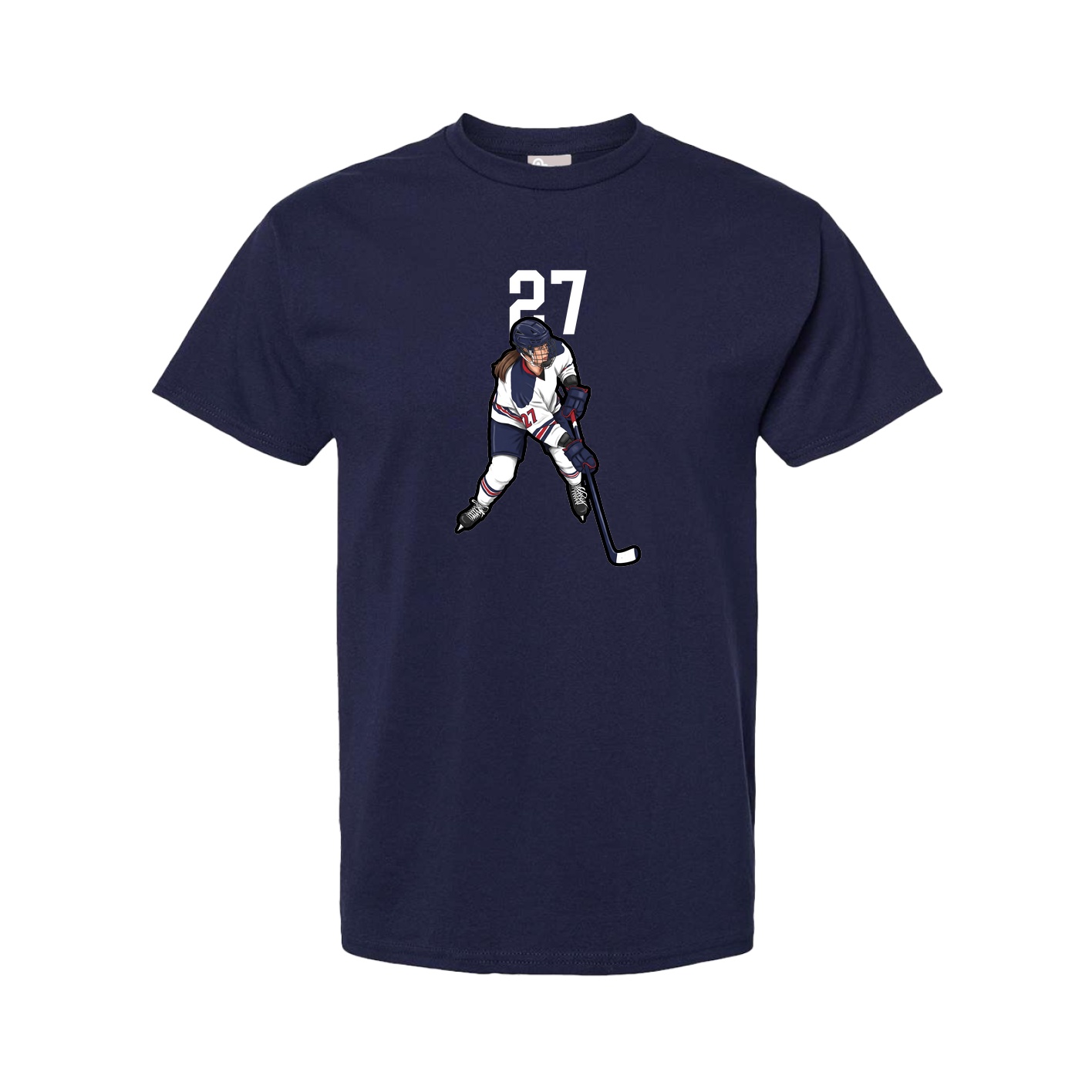 Youth Tee — Number Top in Navy