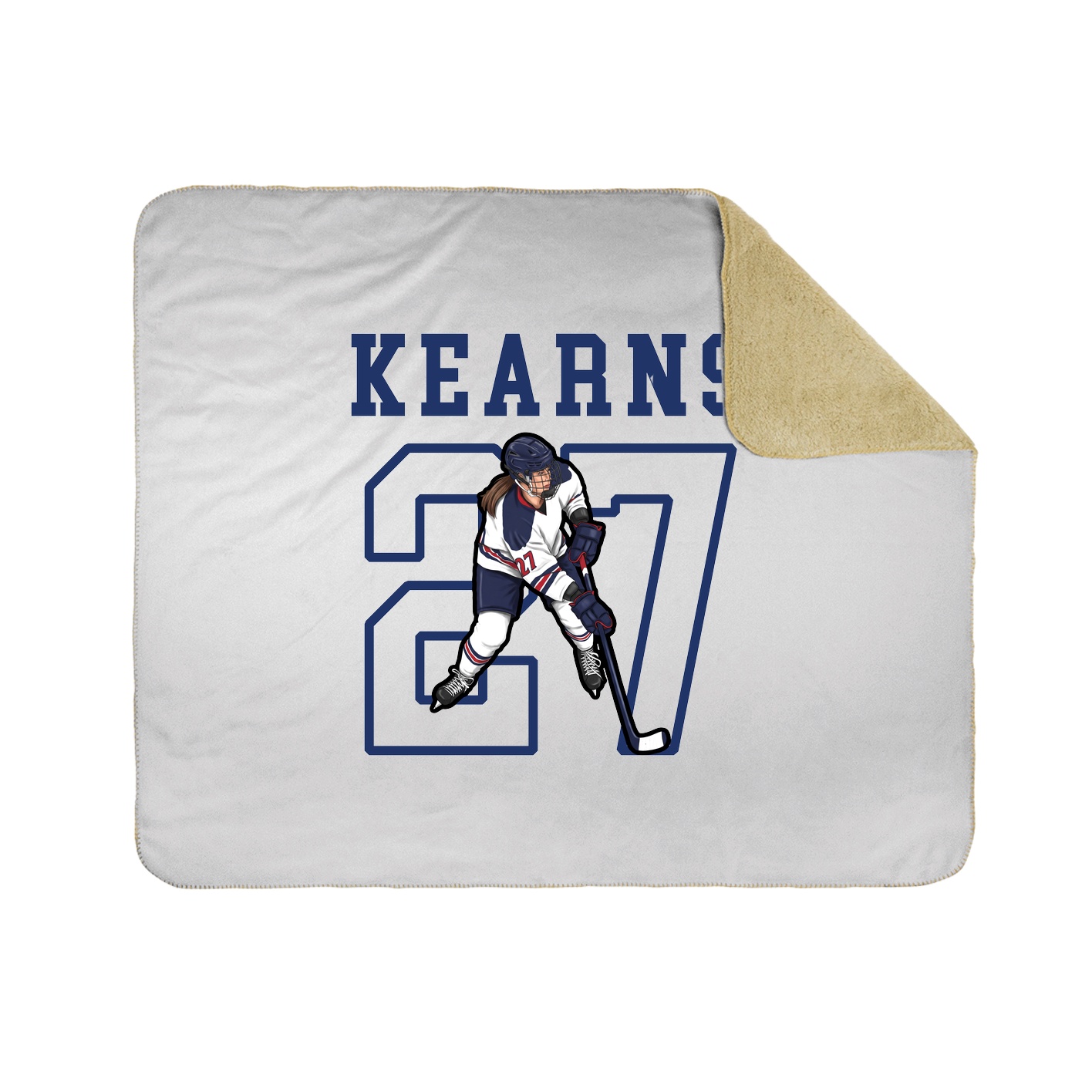 Throw Blanket — Shirsey in White