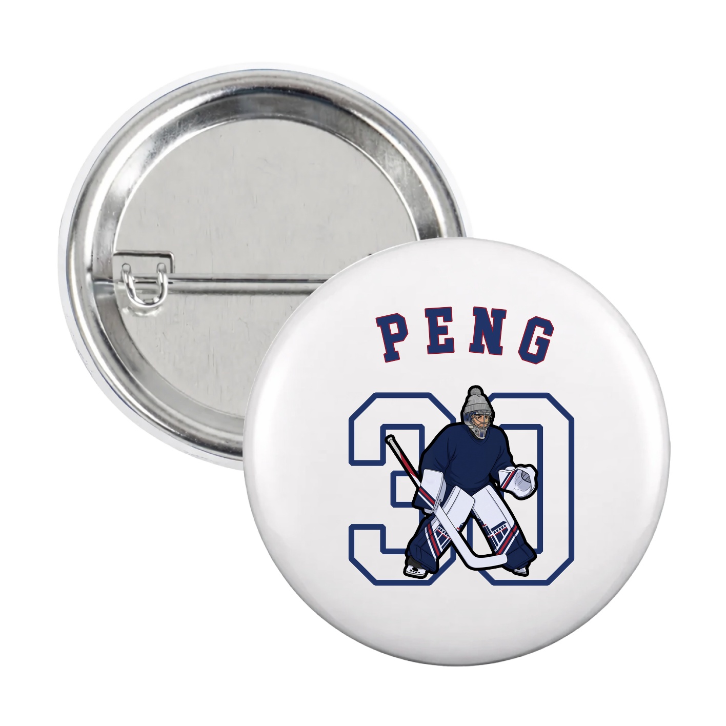 Game Day Button — Shirsey Arch in White