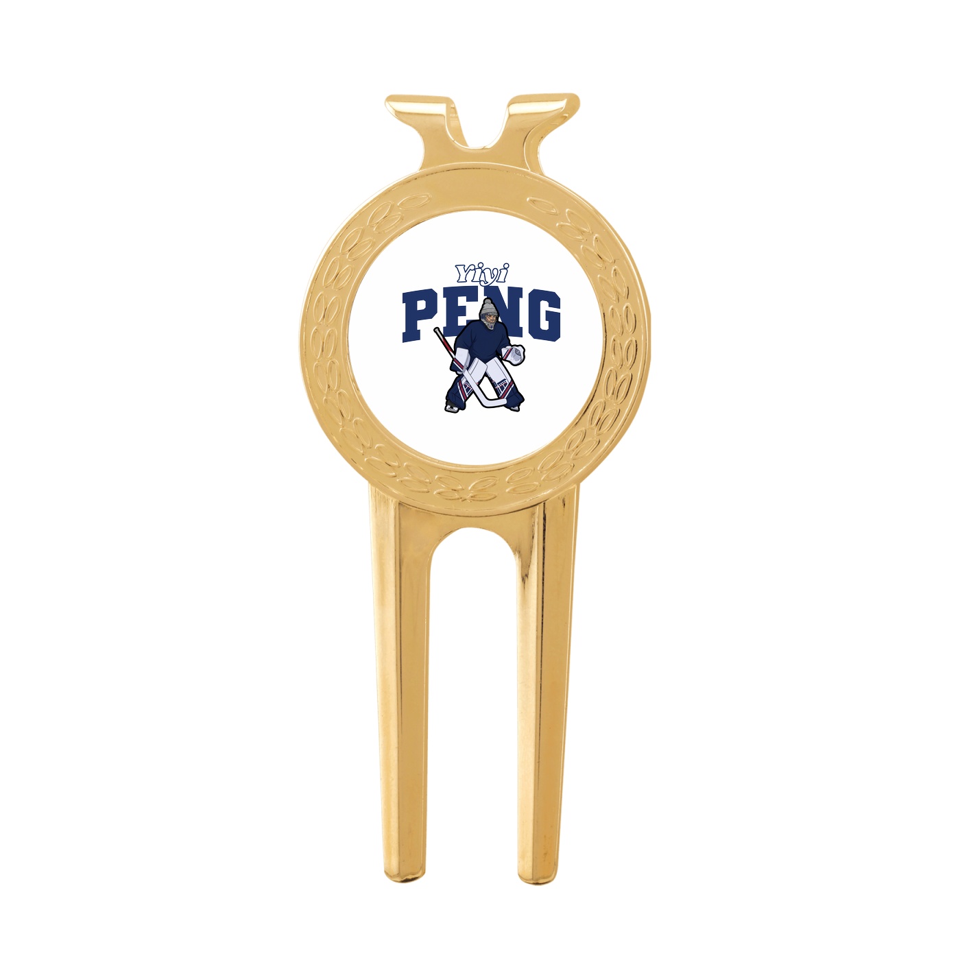 Divot Tool with Ball Marker — Name Arch in Classic