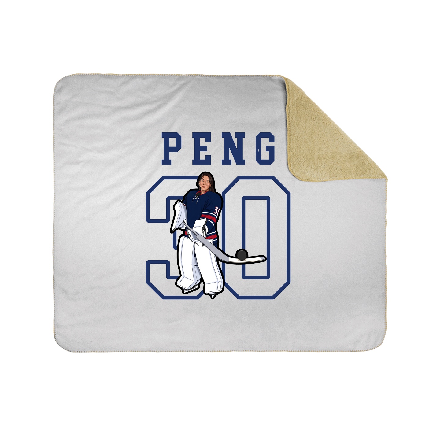 Throw Blanket — Shirsey in White