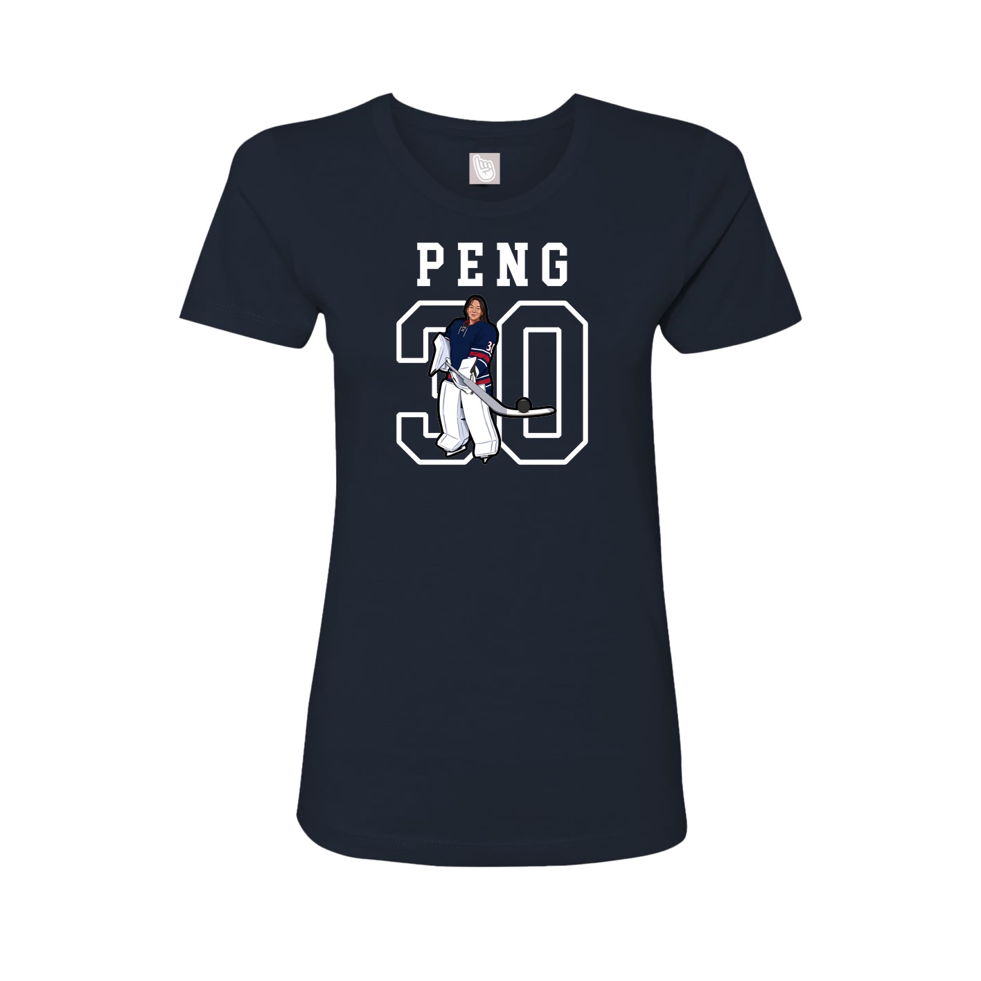 Fitted Women's Tee — Shirsey in Navy
