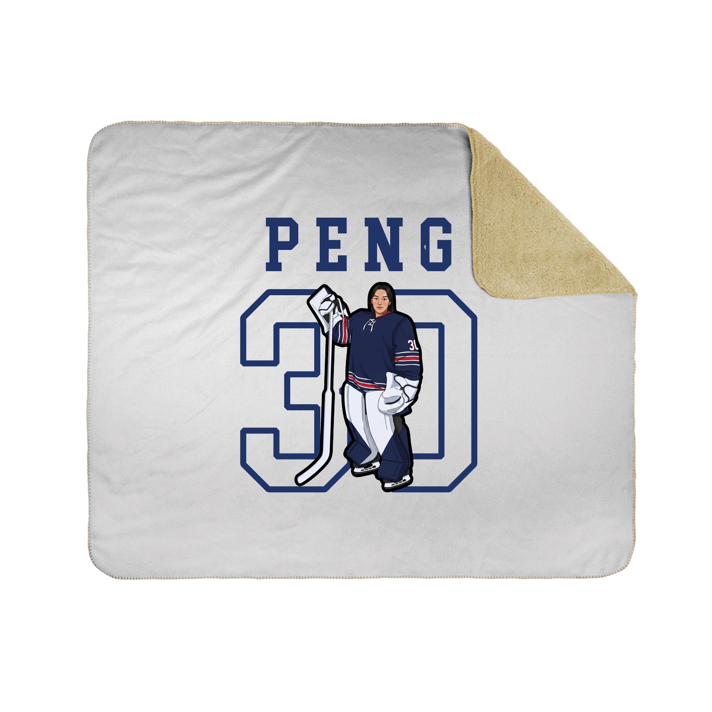 Throw Blanket — Shirsey in White