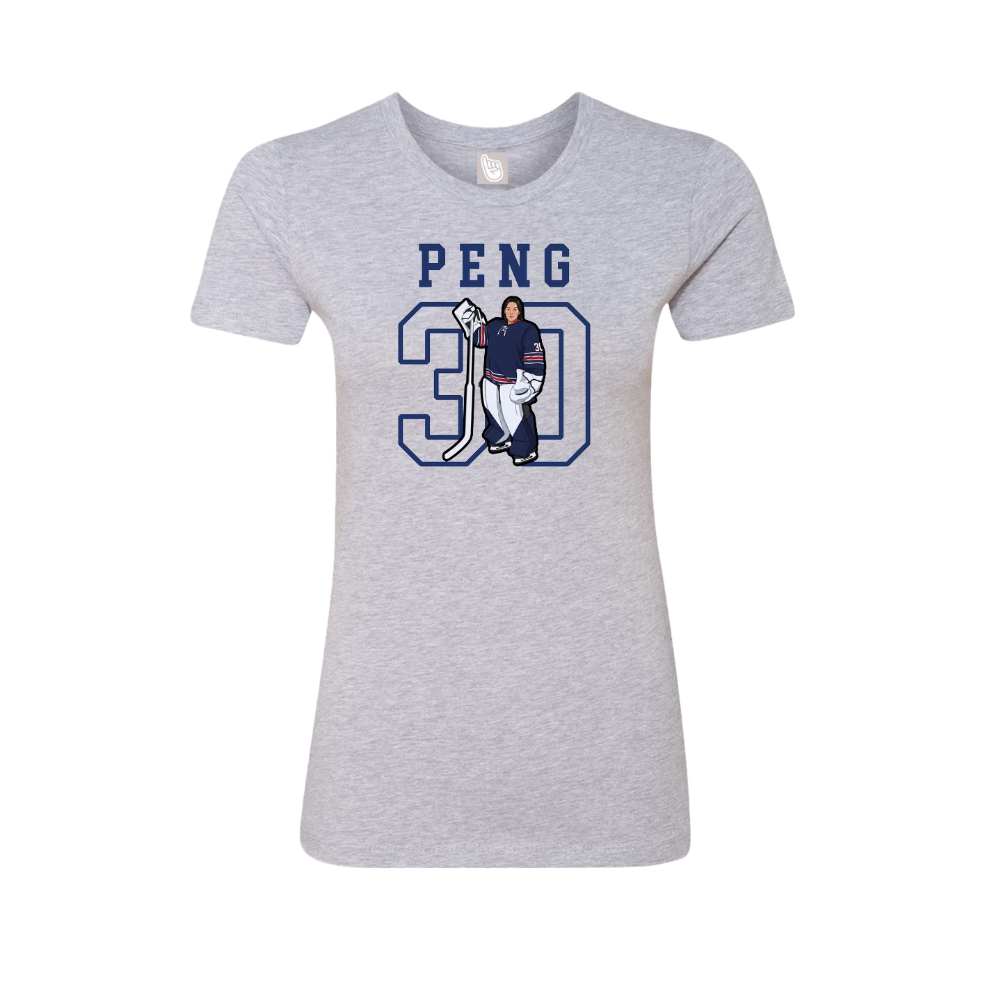 Fitted Women's Tee — Shirsey in Grey