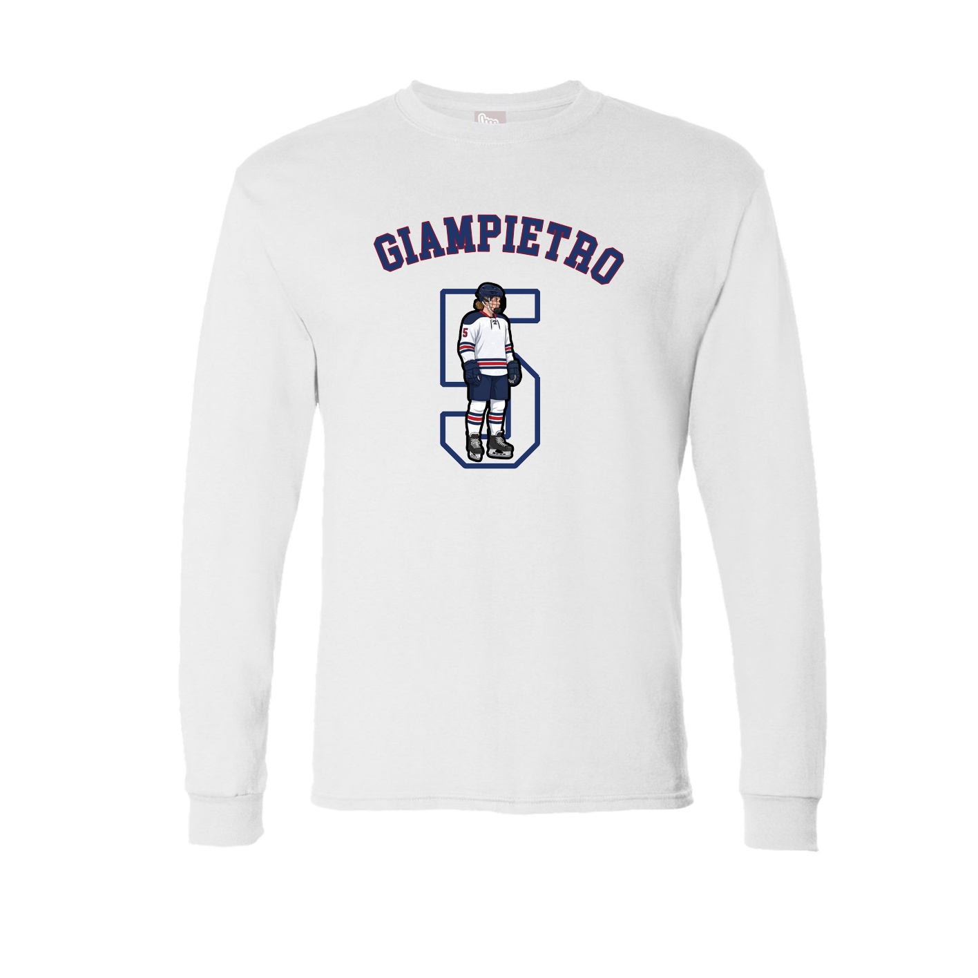 Long Sleeve Tee — Shirsey Arch in White