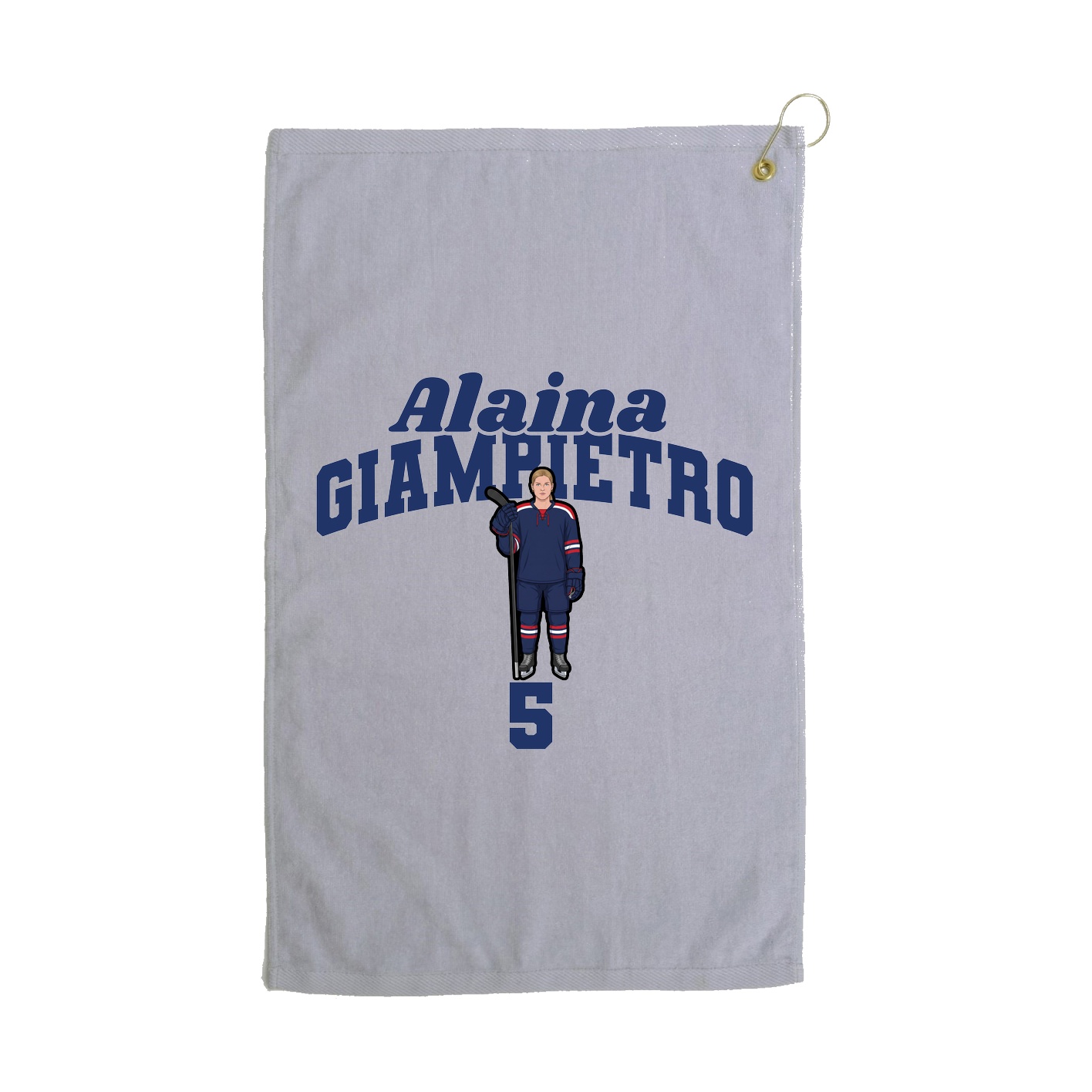 Golf Towel — Signature Arch in Grey
