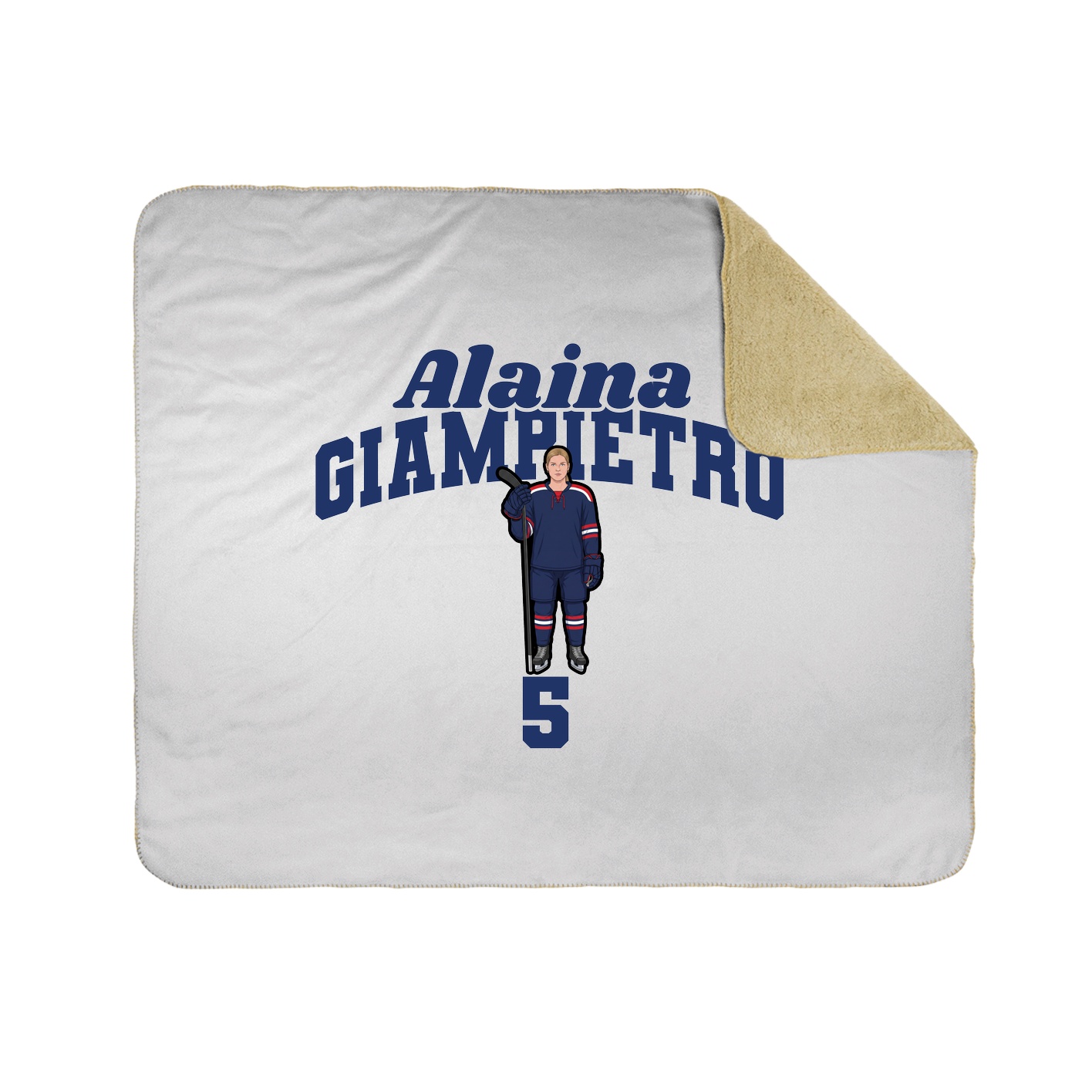 Throw Blanket — Signature Arch in White