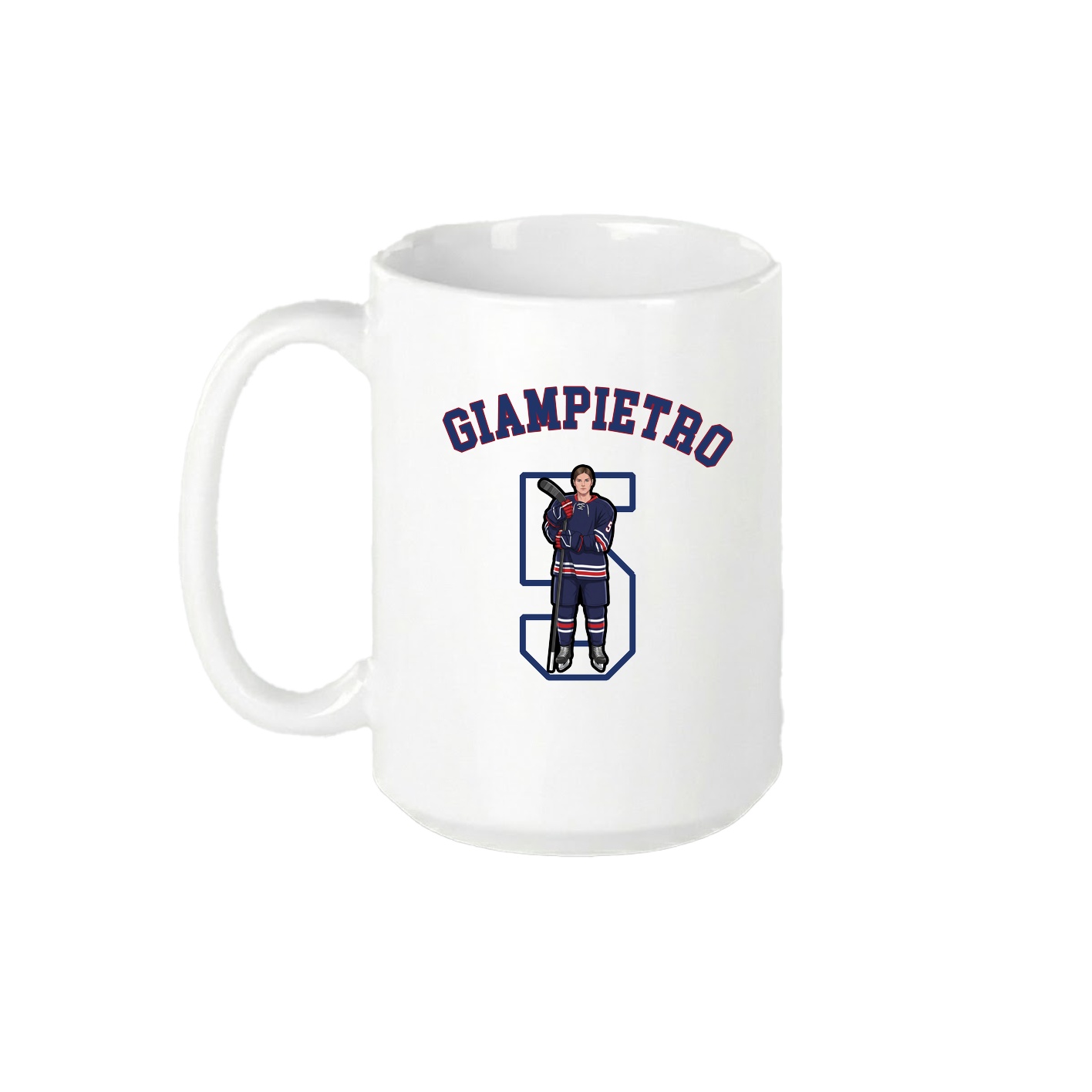 15oz Coffee Mug — Shirsey Arch in White