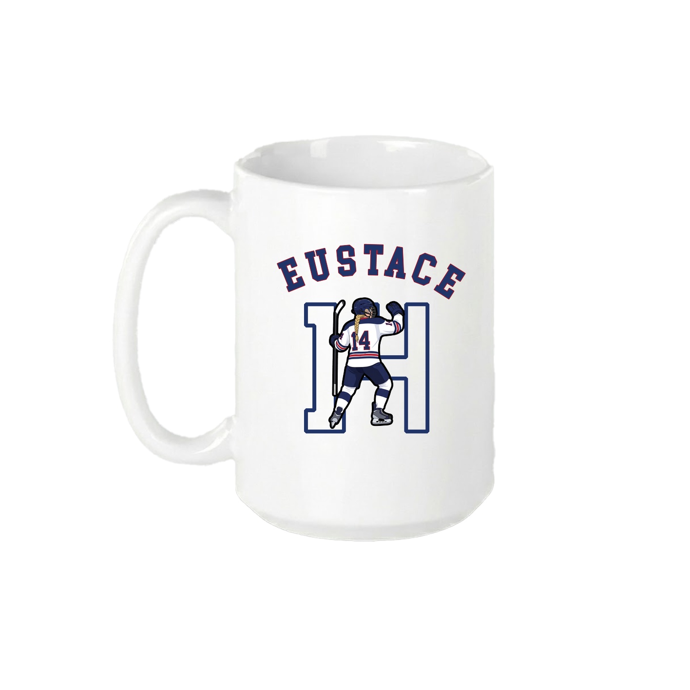 15oz Coffee Mug — Shirsey Arch in White