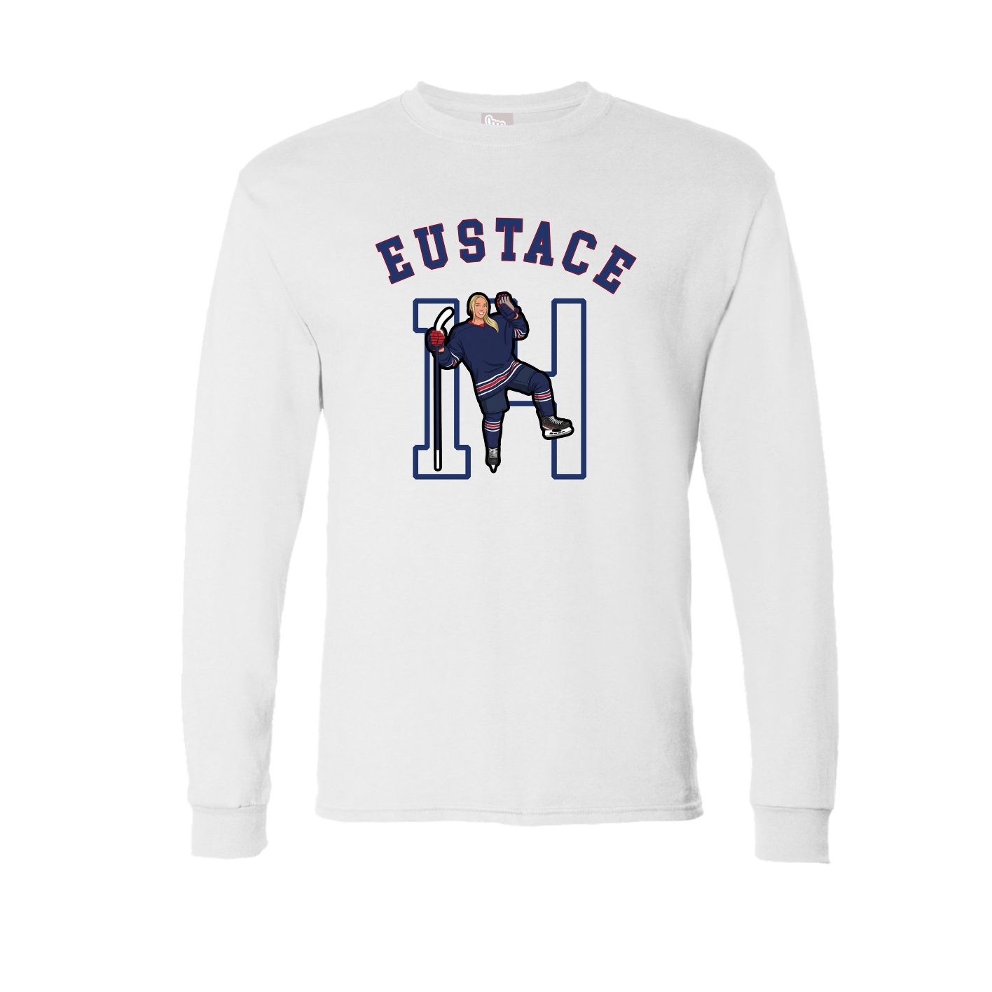 Long Sleeve Tee — Shirsey Arch in White