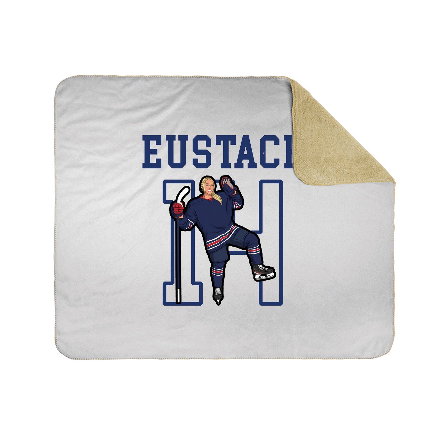 Throw Blanket — Shirsey in White