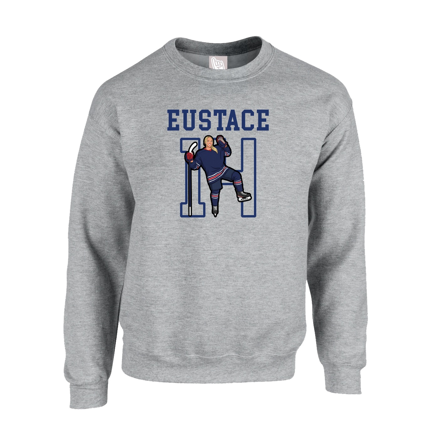 Fleece Crew — Shirsey in Grey
