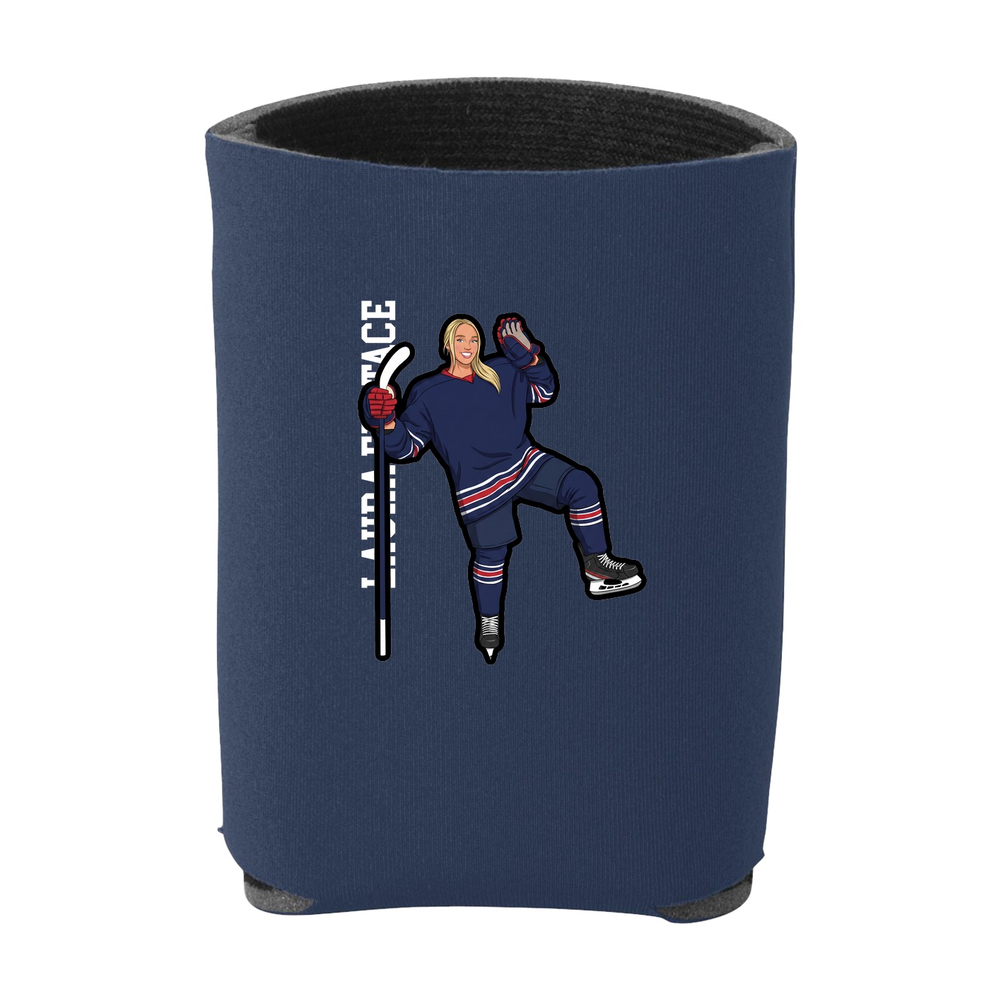 Can Holder — Name Vertical in Navy