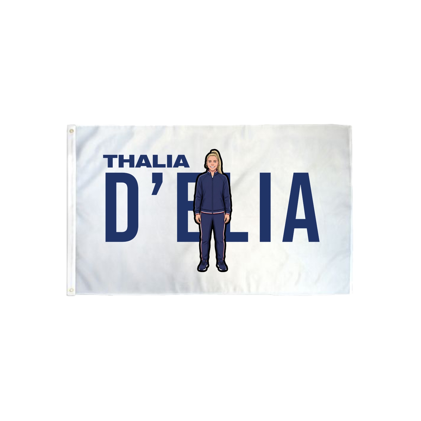 3x5 Flag — Player Name in Classic