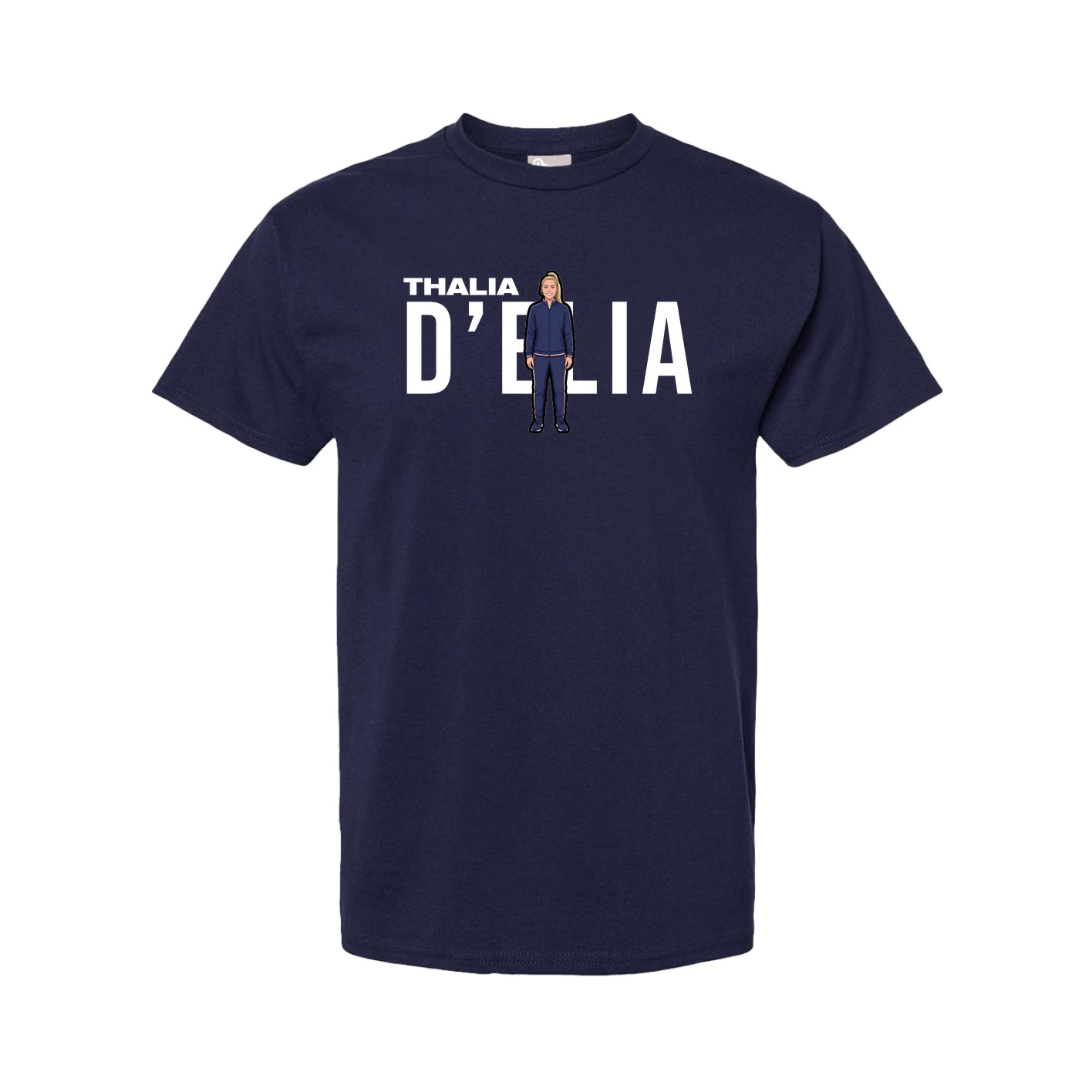 Youth Tee — Player Name in Navy