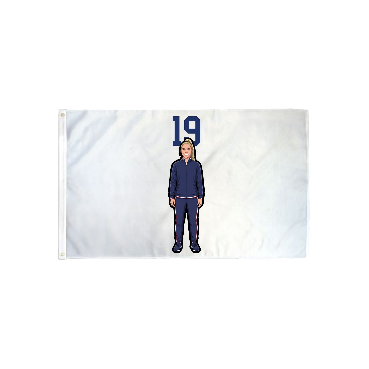 3x5 Flag — Number Top in Classic