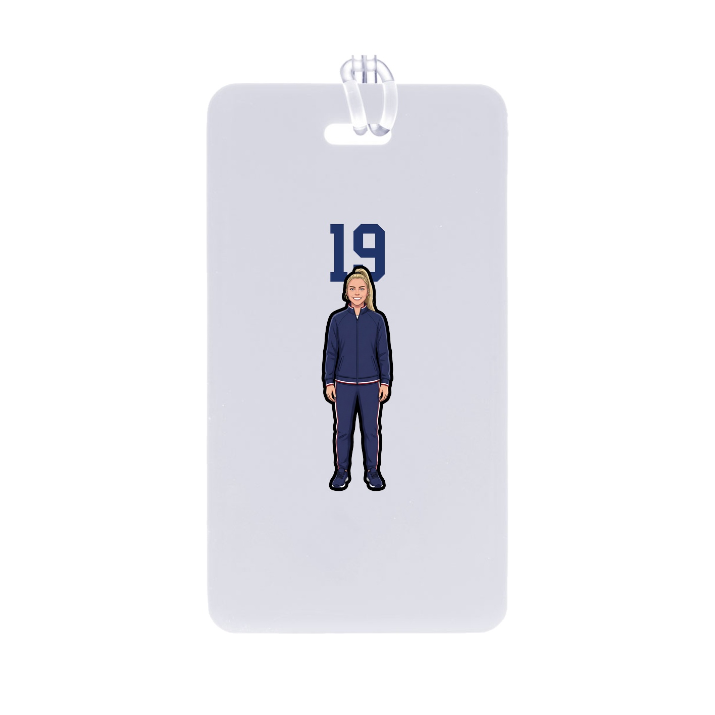 Bag Tag — Number Top in Classic