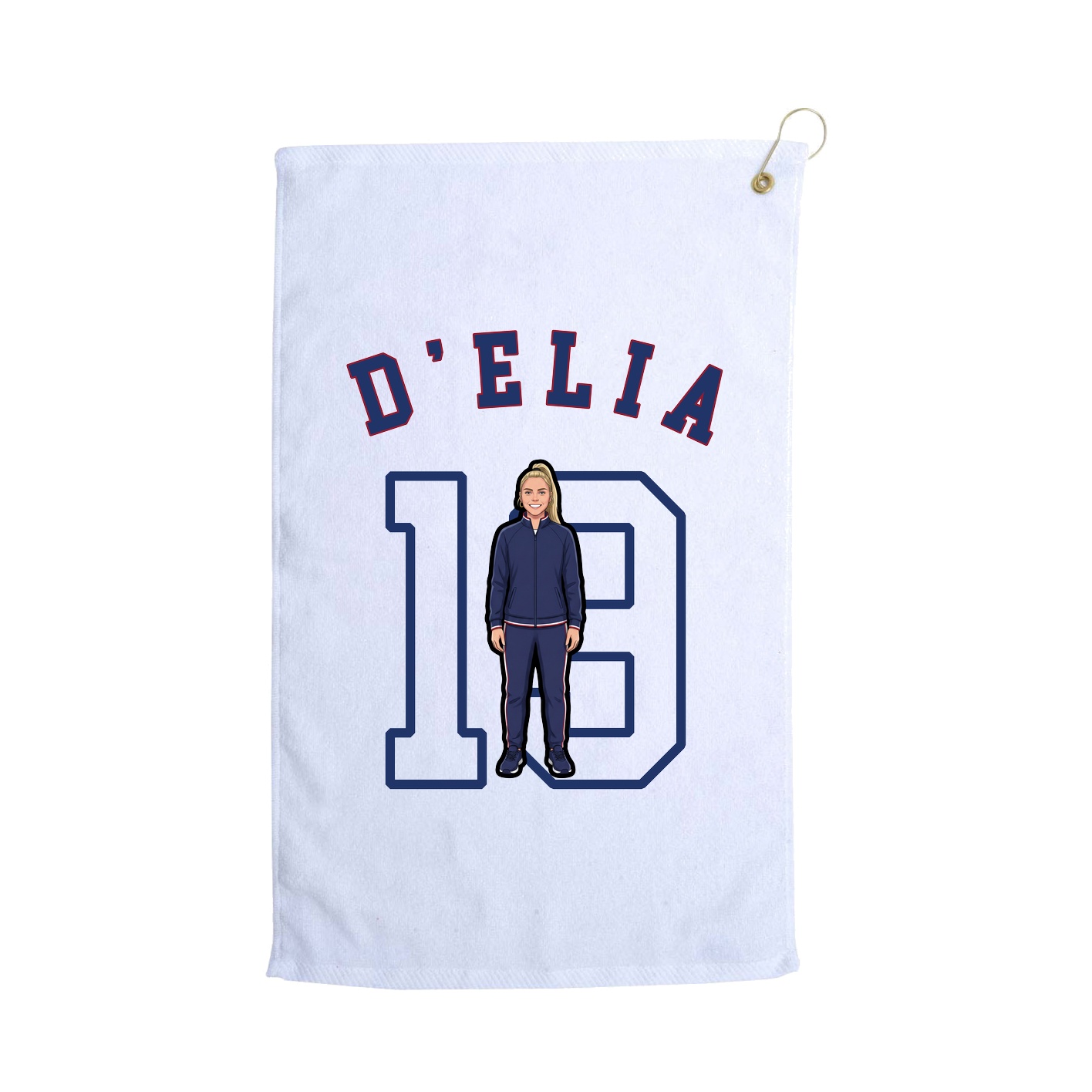 Golf Towel — Shirsey Arch in White
