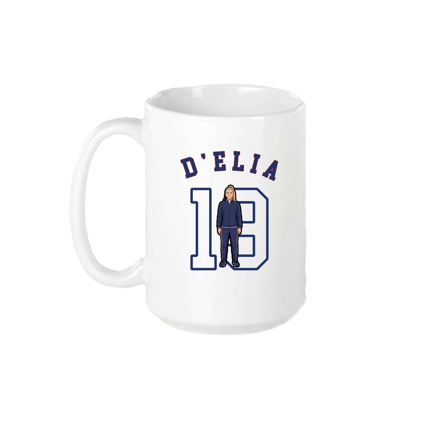 15oz Coffee Mug — Shirsey Arch in White