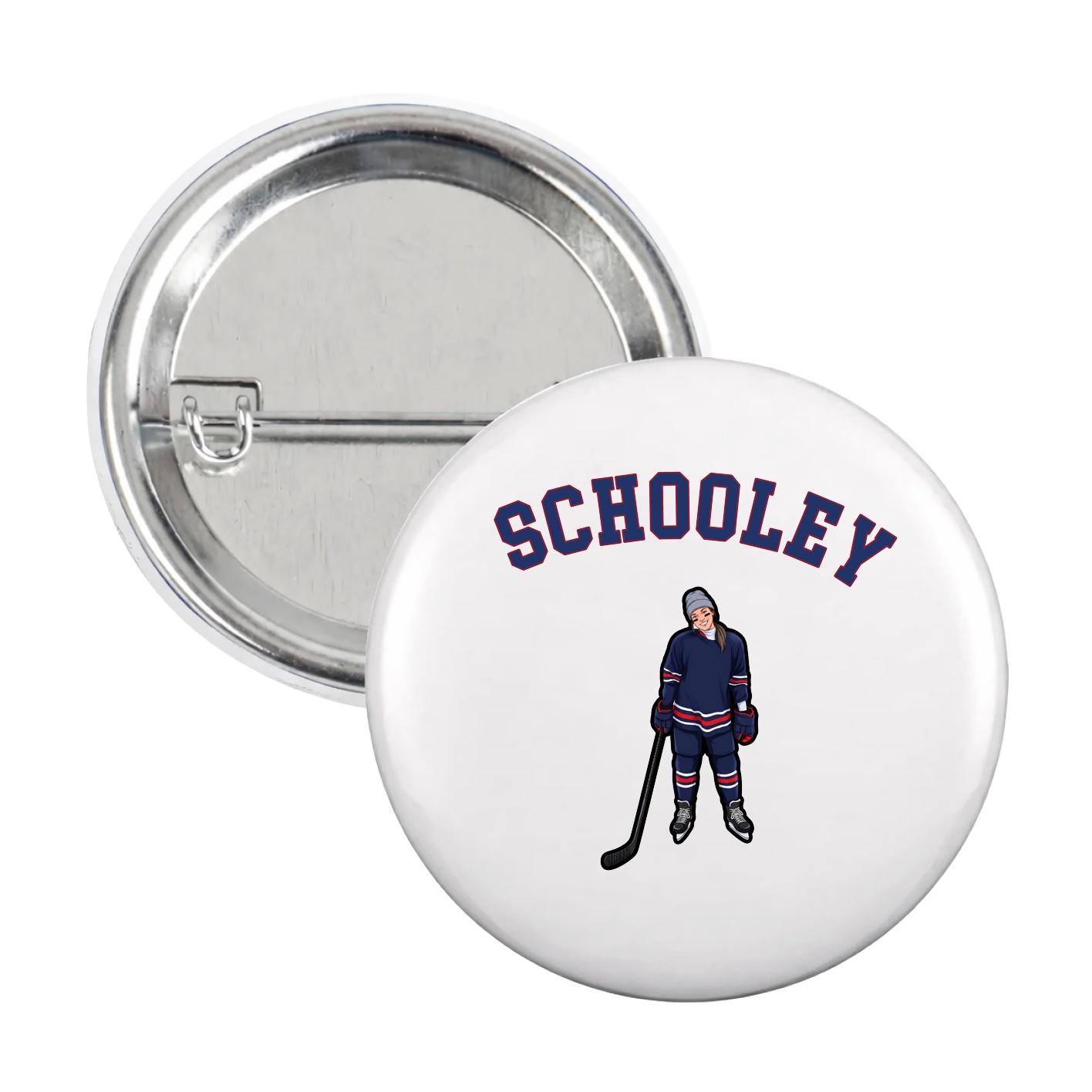 Game Day Button — Shirsey Arch in White