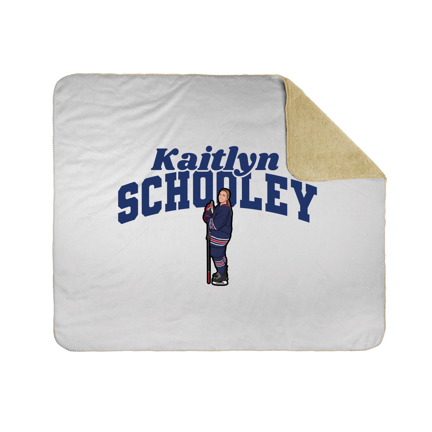Throw Blanket — Signature Arch in White