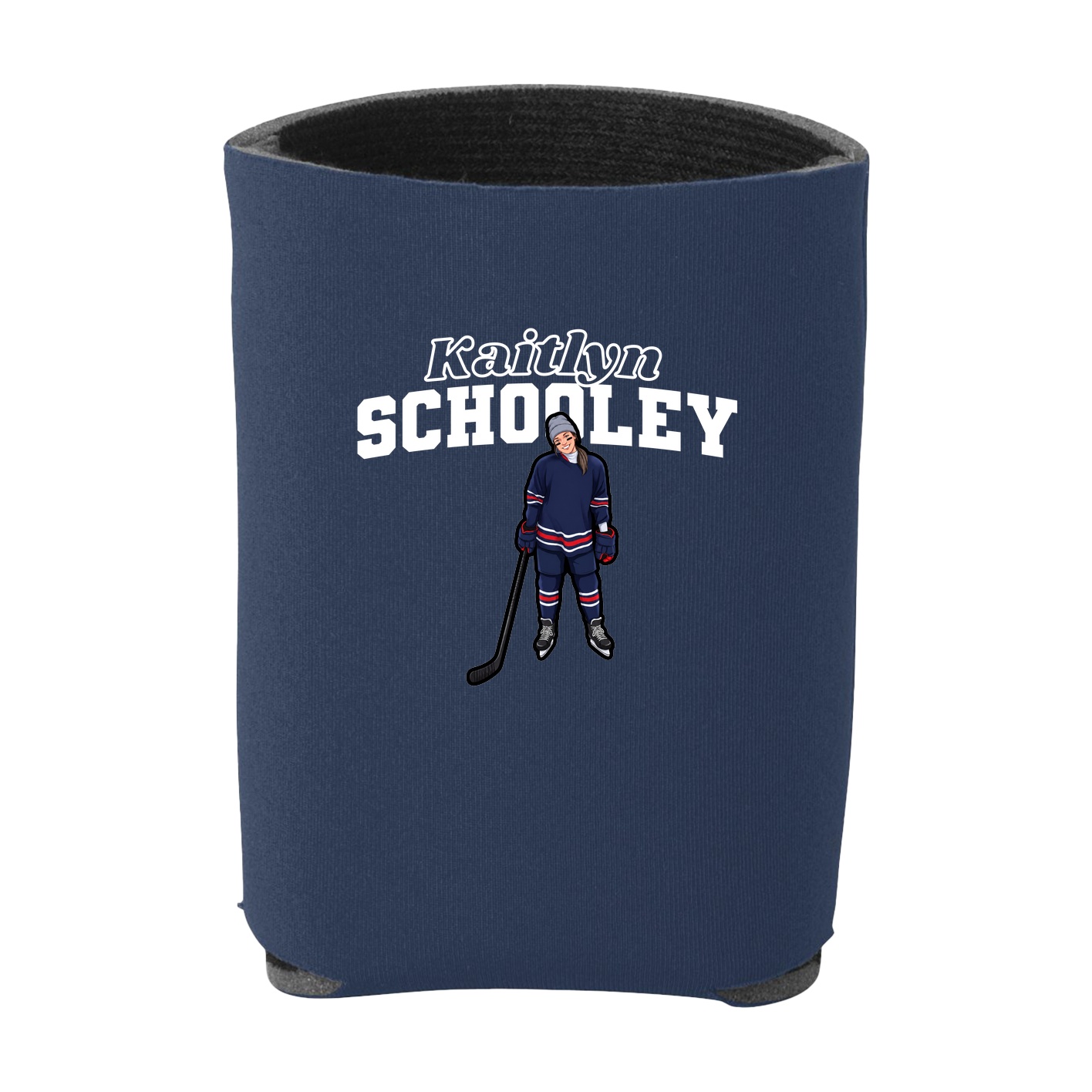 Can Holder — Name Arch in Navy
