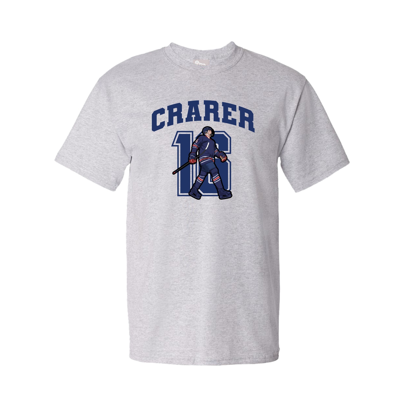 Youth Tee — Number in Grey