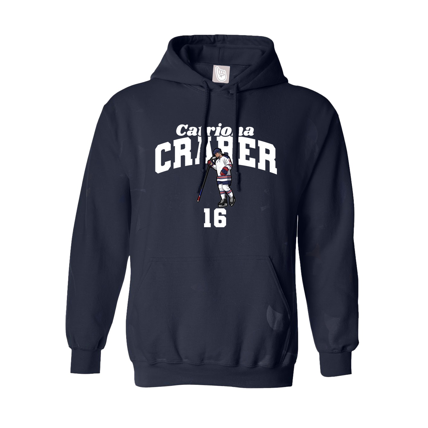 Hoodie — Signature Arch in Navy