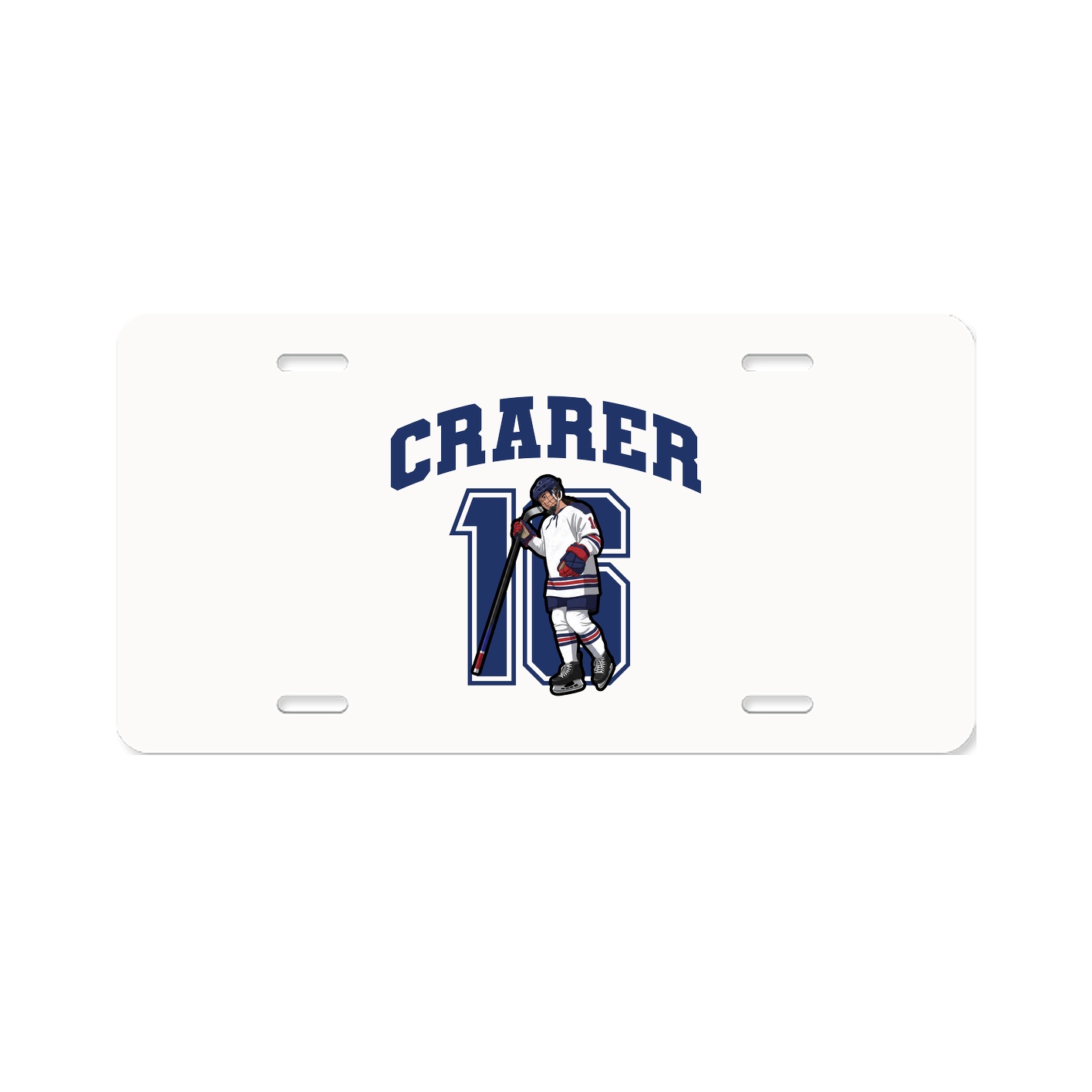 License Plate — Number in Classic