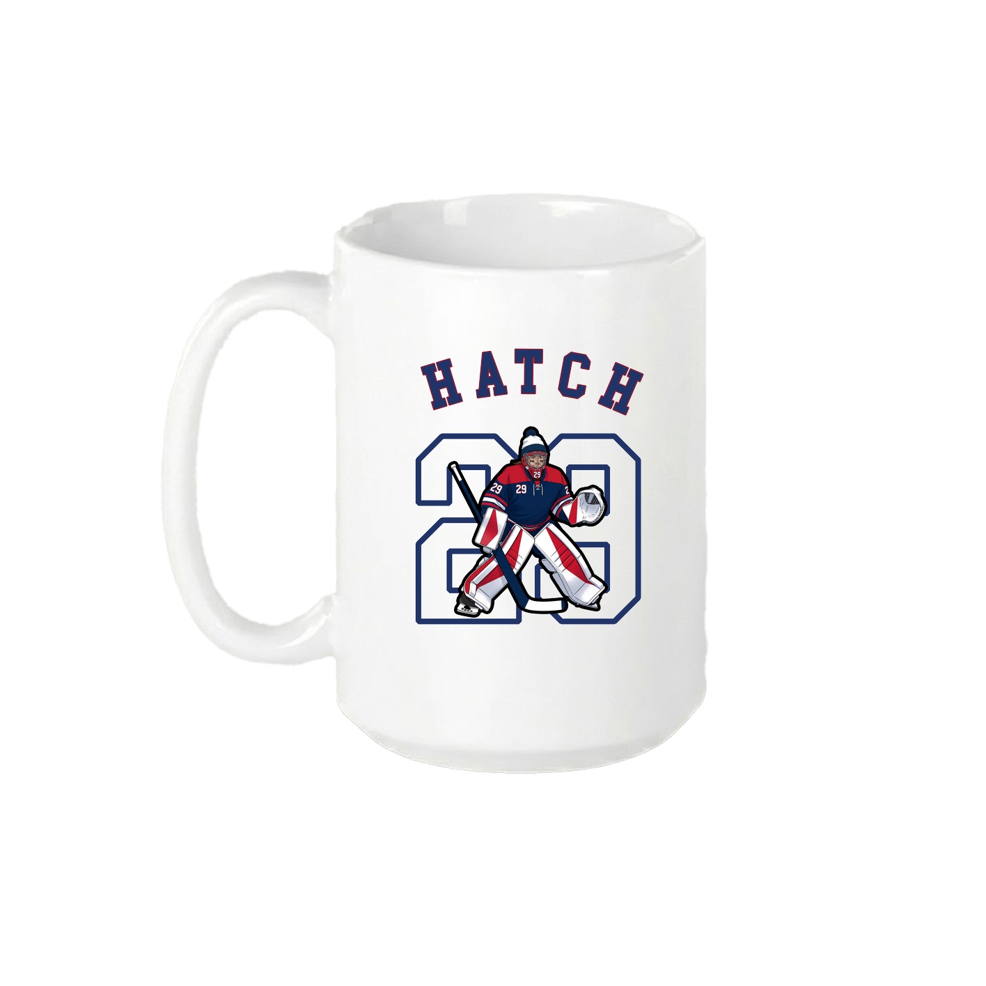 15oz Coffee Mug — Shirsey Arch in White