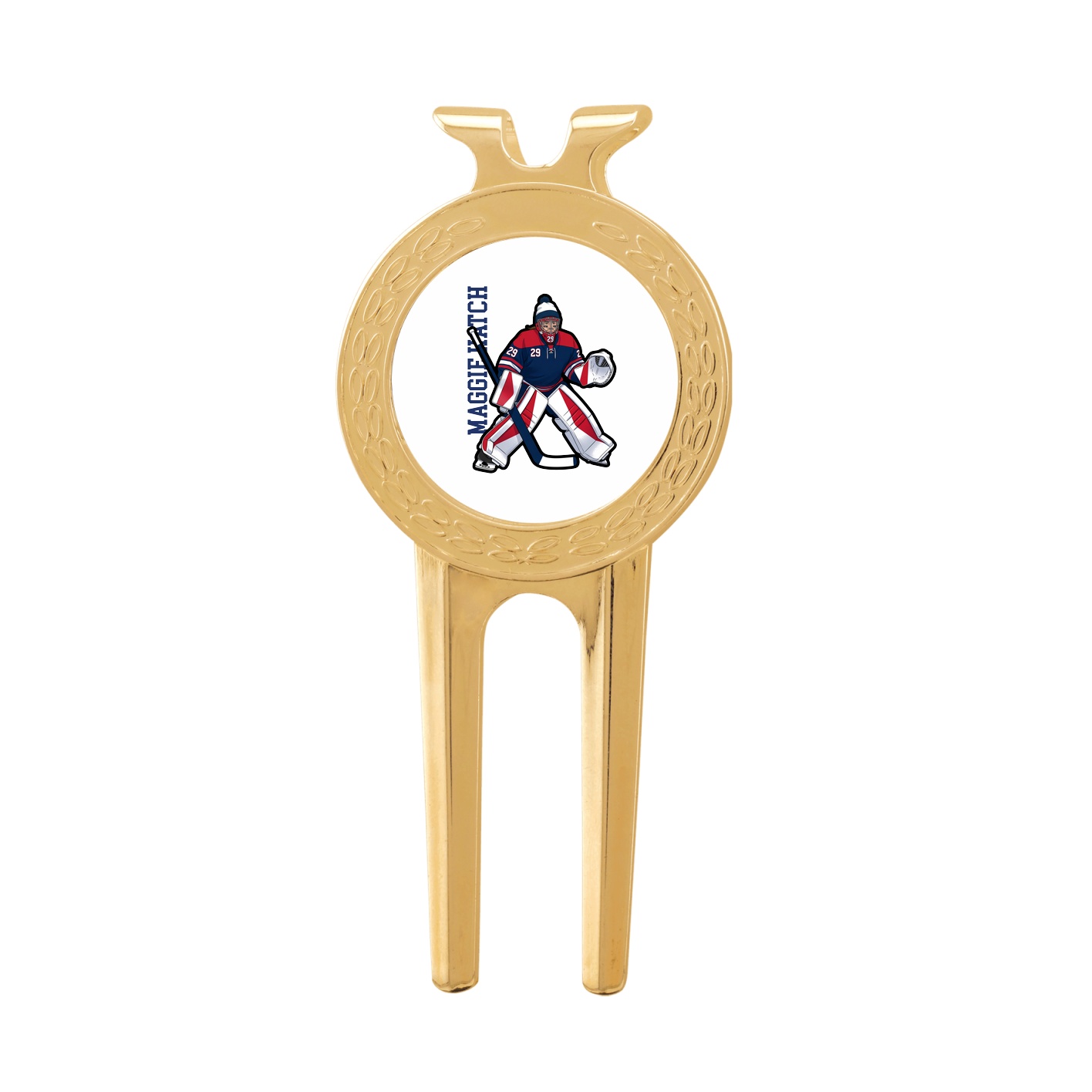 Divot Tool with Ball Marker — Name Vertical in Classic