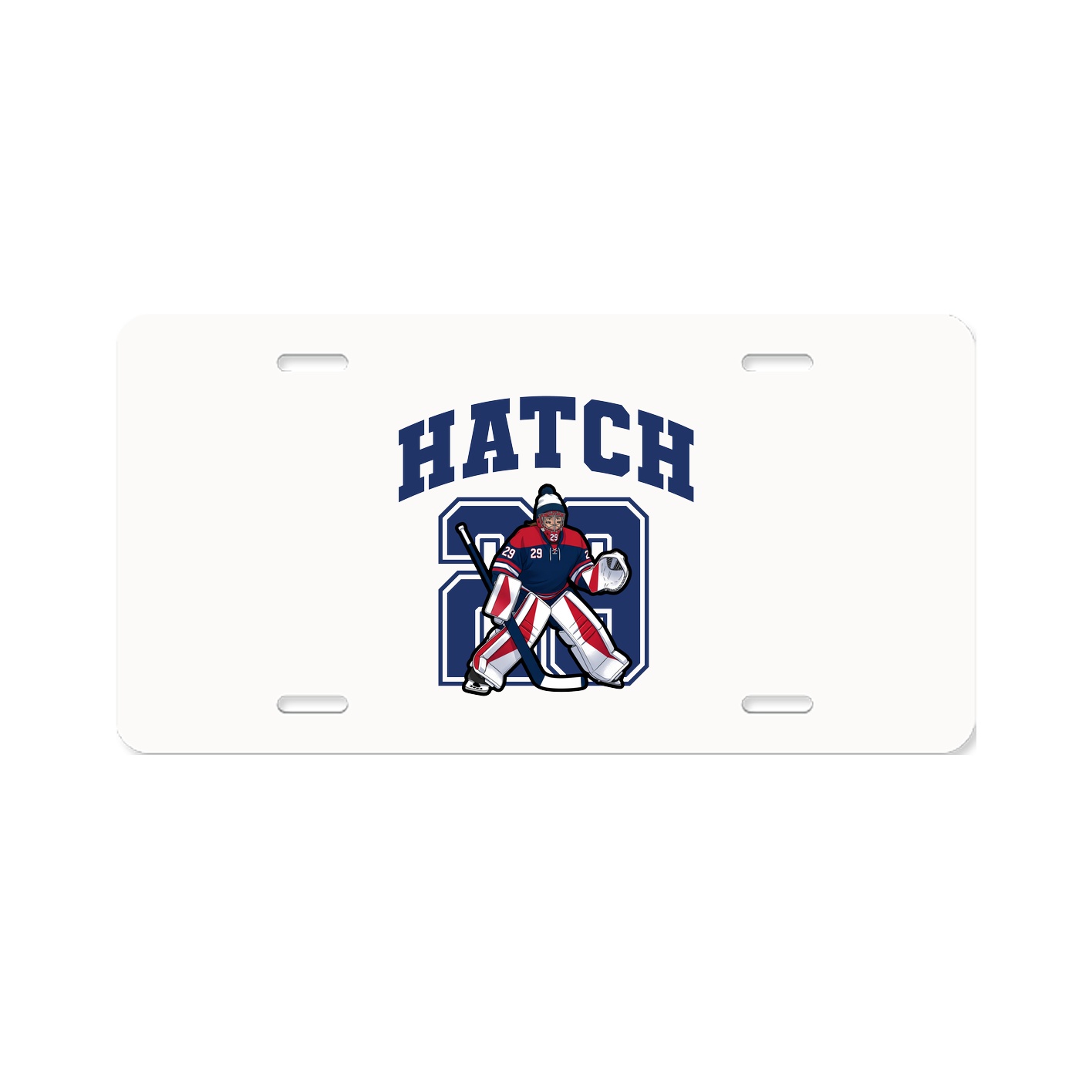 License Plate — Number in Classic