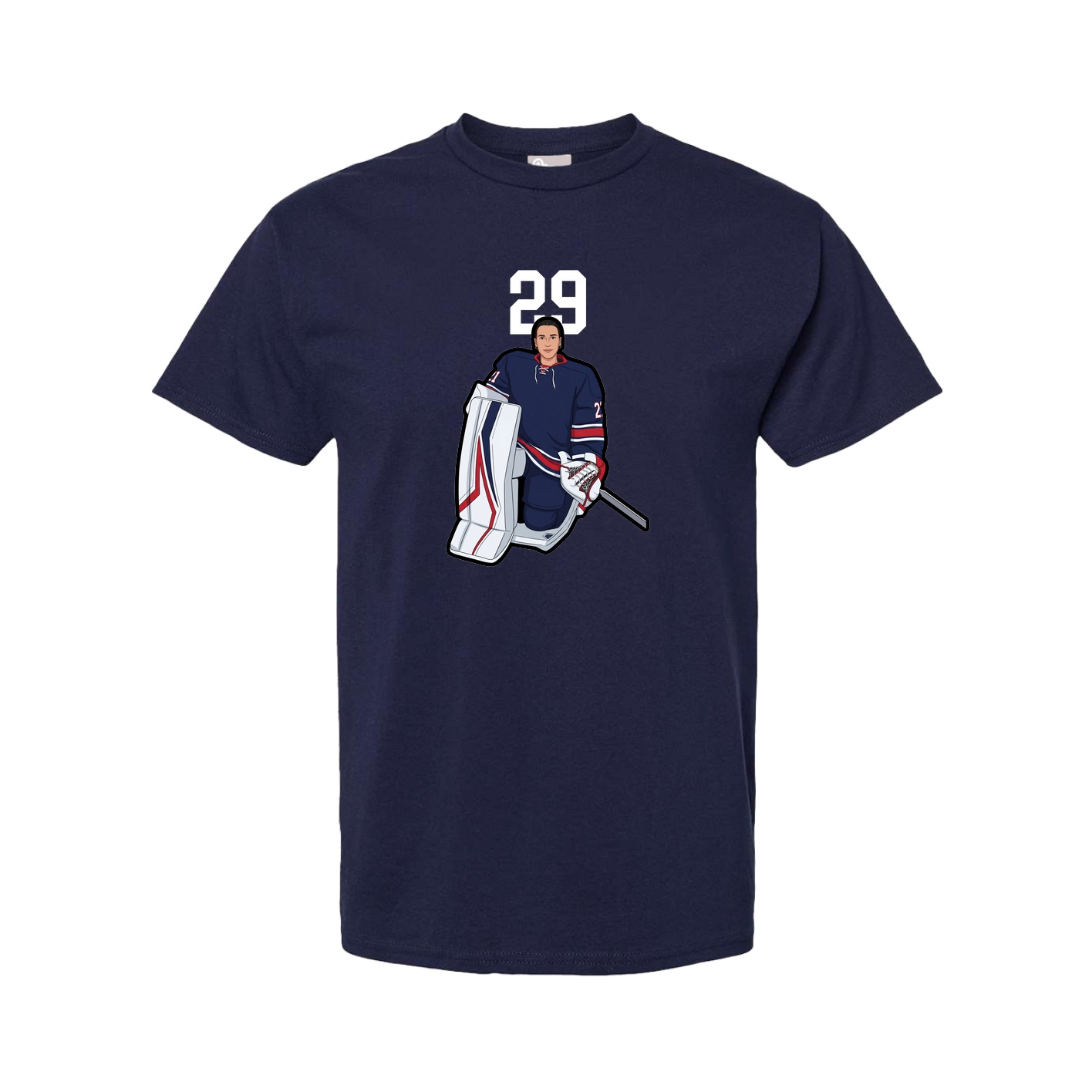 Tee — Number Top in Navy